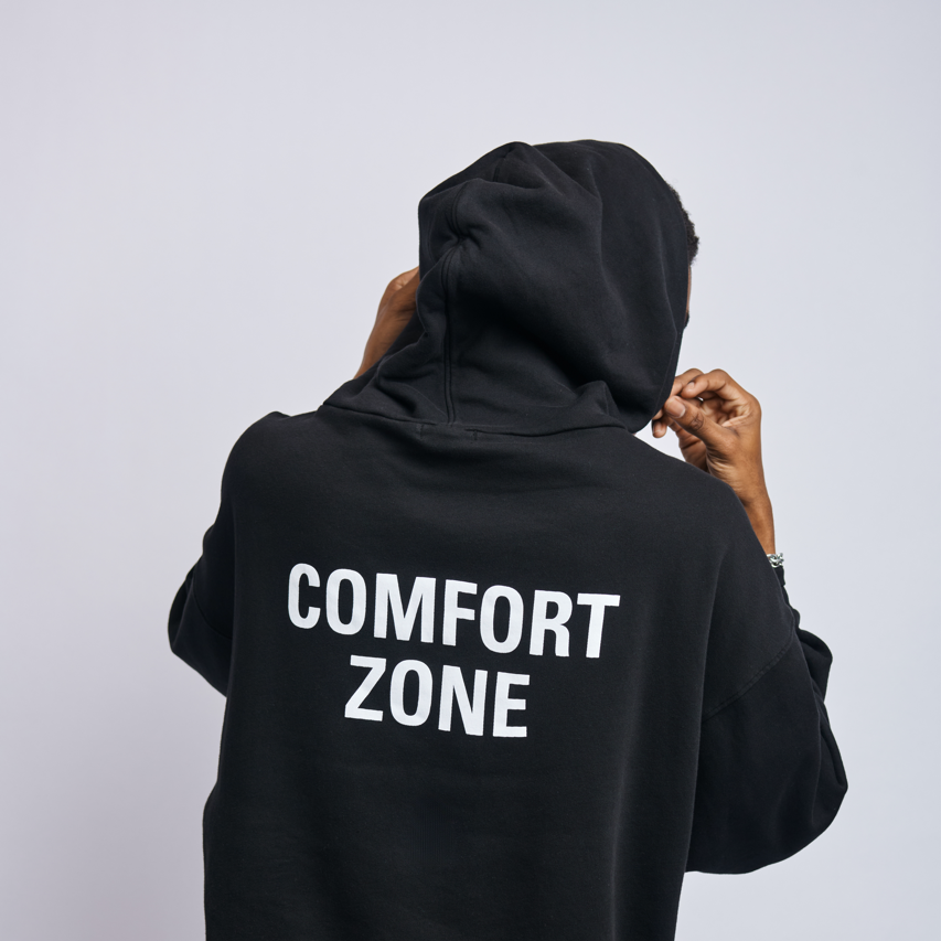 Men's Comfort Zone Cloudfleece Cropped Hoodie, Super Black