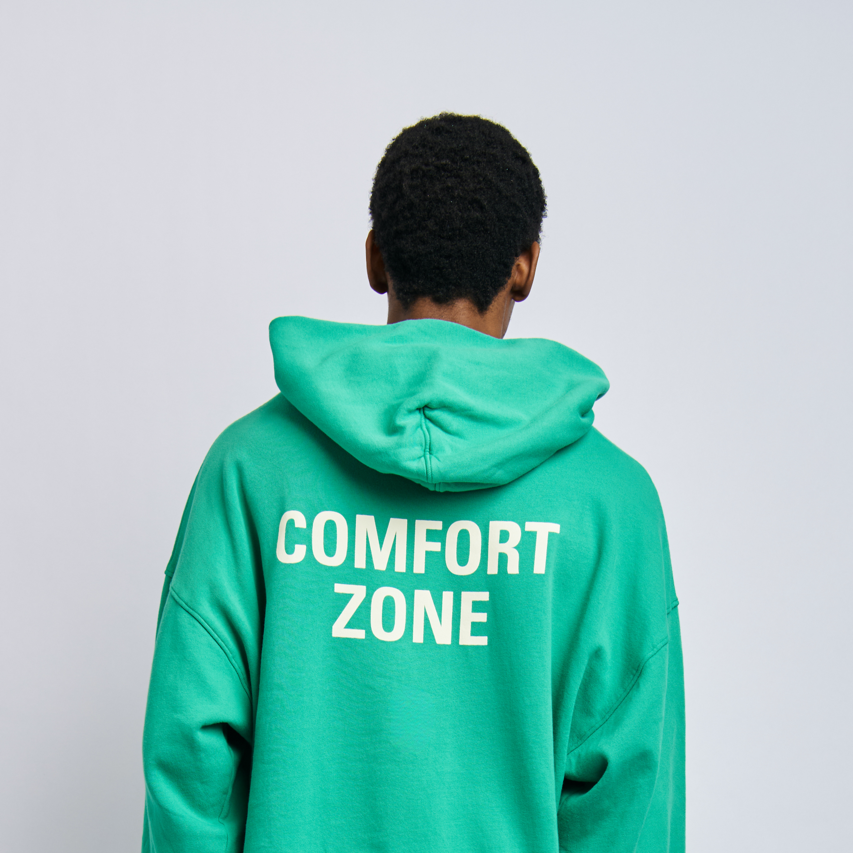 Men's Comfort Zone Cloudfleece Cropped Hoodie, Digital Green