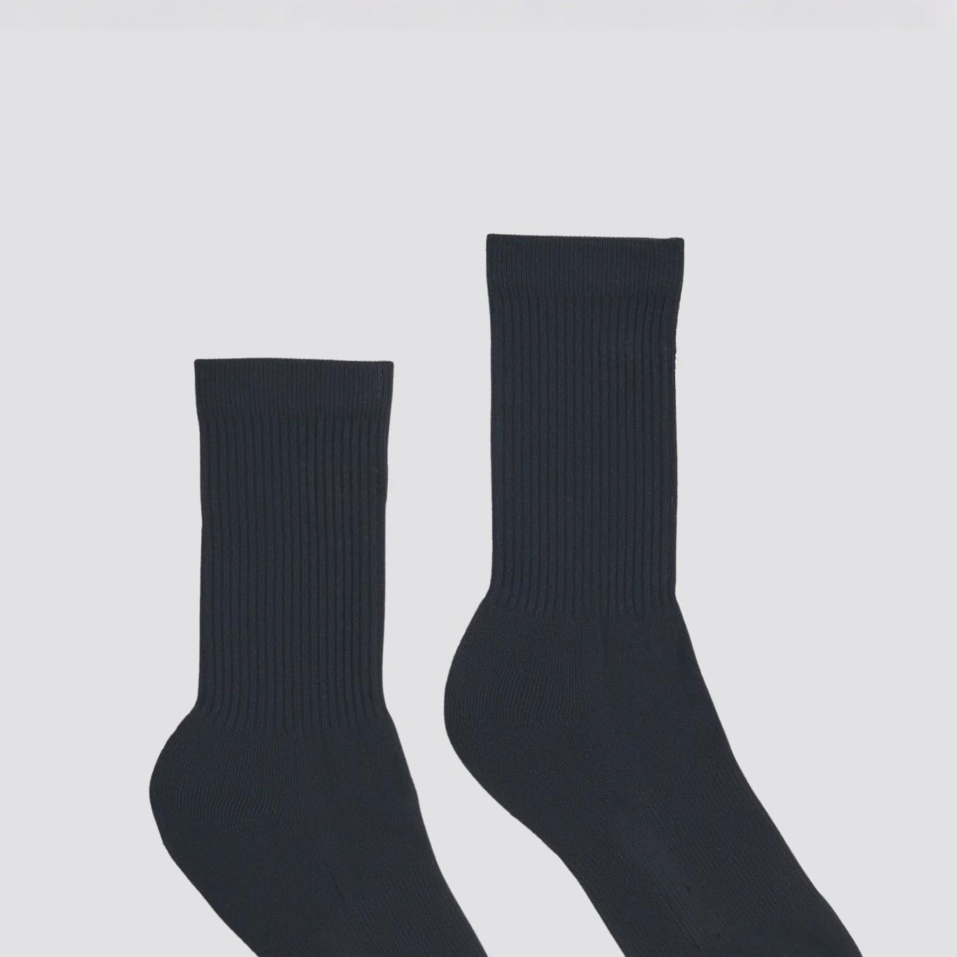 Softknit Crew Socks, Black