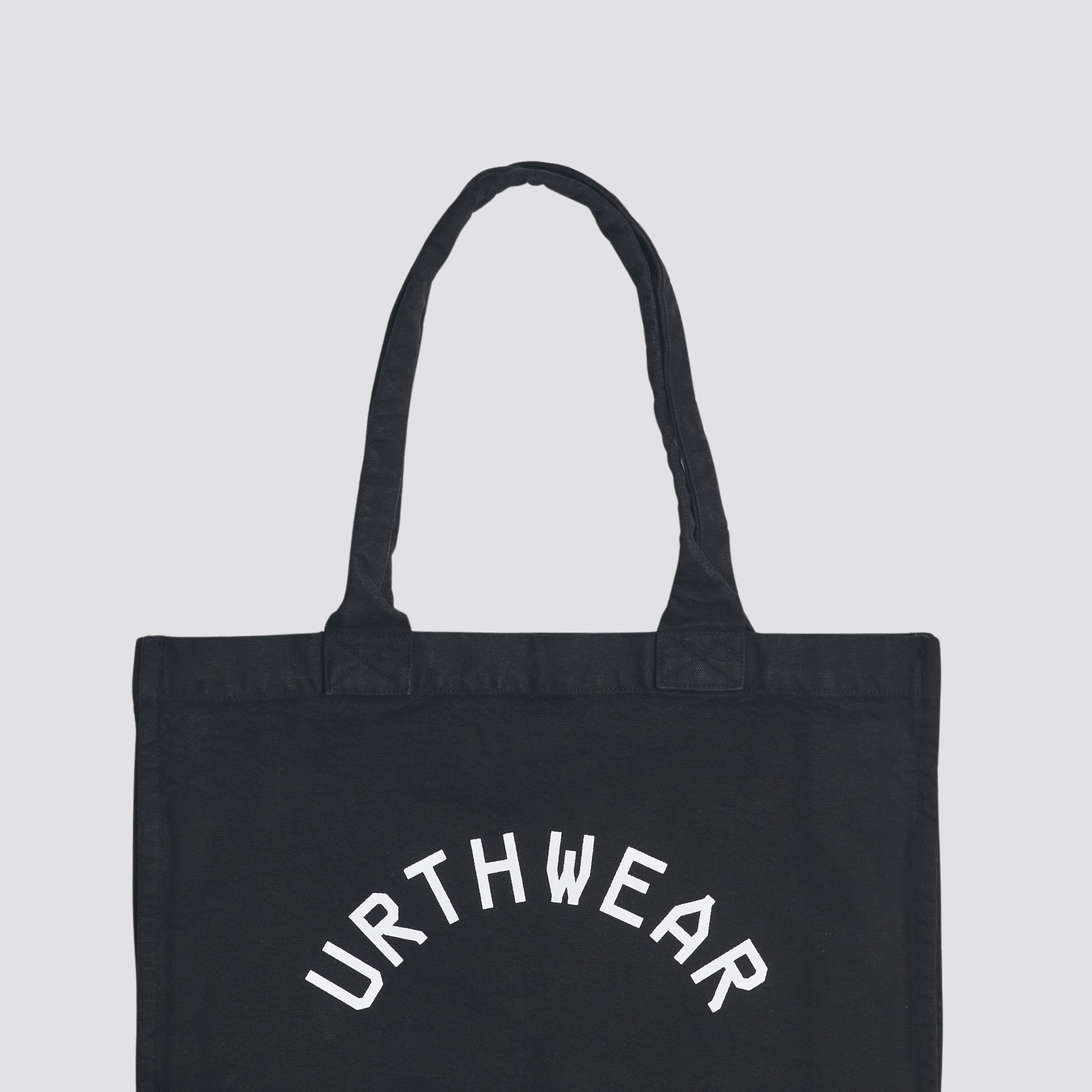 Arch Logo Heavyweight Tote Bag, Phantom Black
