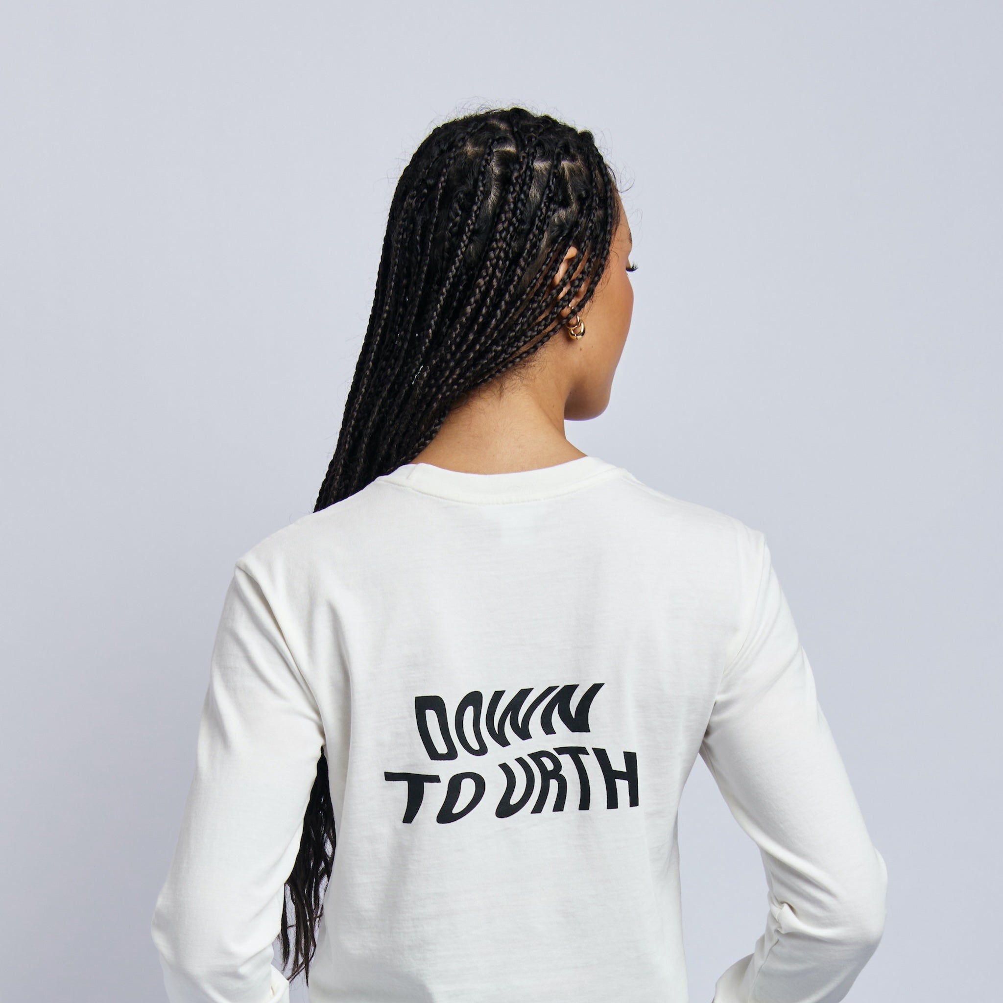 Down To Urth Midweight Standard Long Sleeve, Lunar White