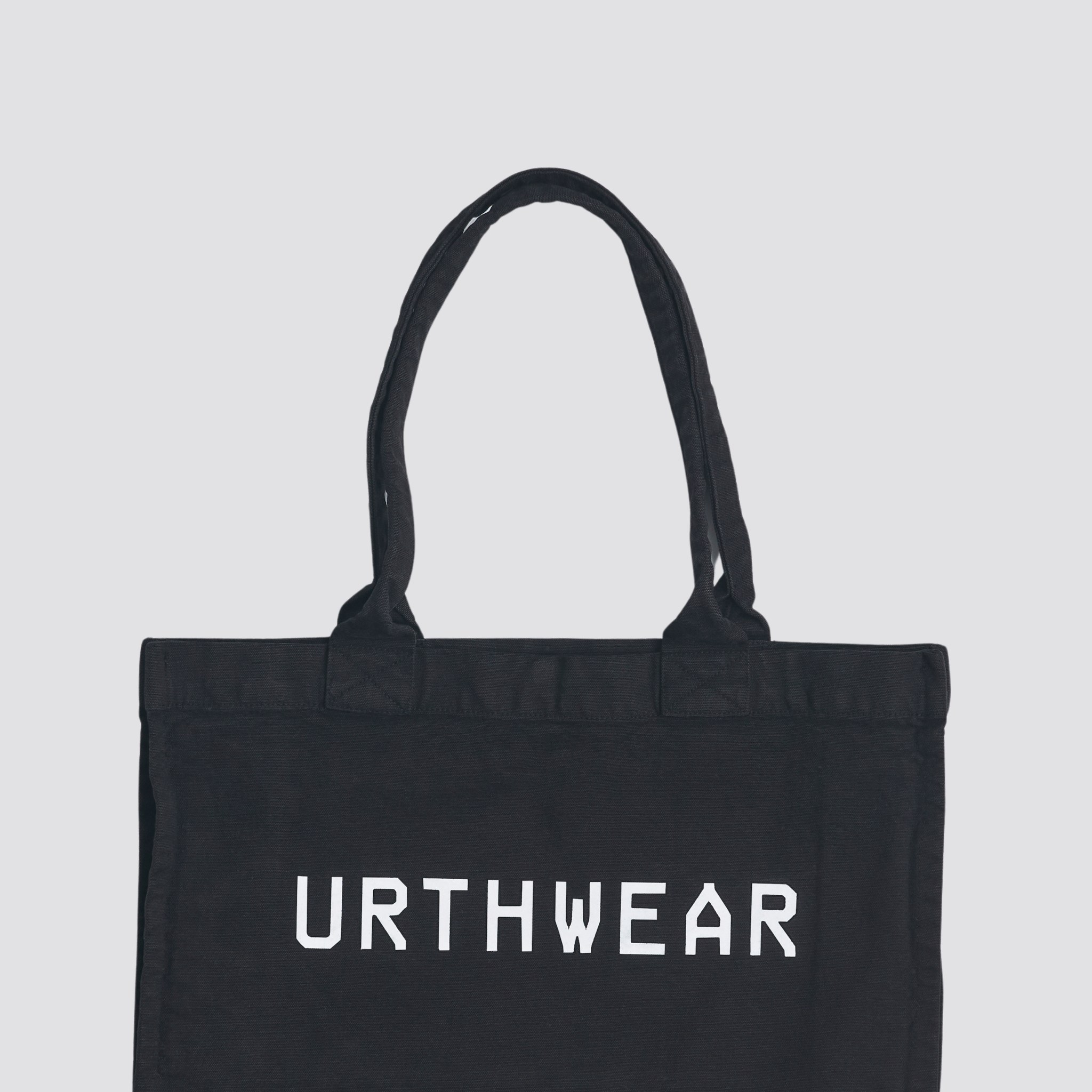 Logo Heavyweight Tote Bag, Phantom Black