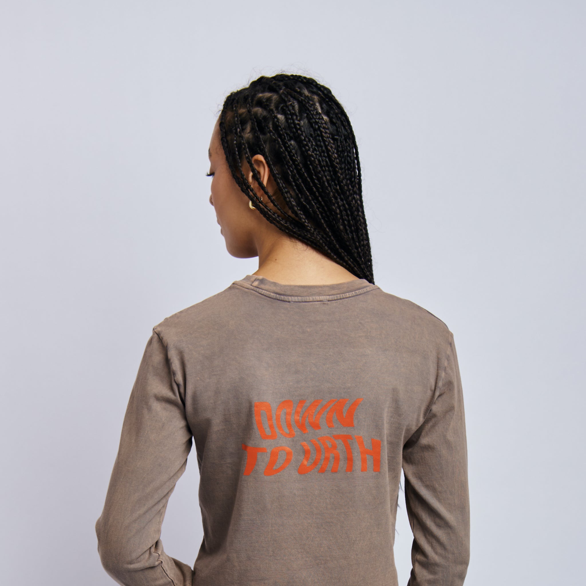 Down To Urth Midweight Standard Long Sleeve, Camo Grey
