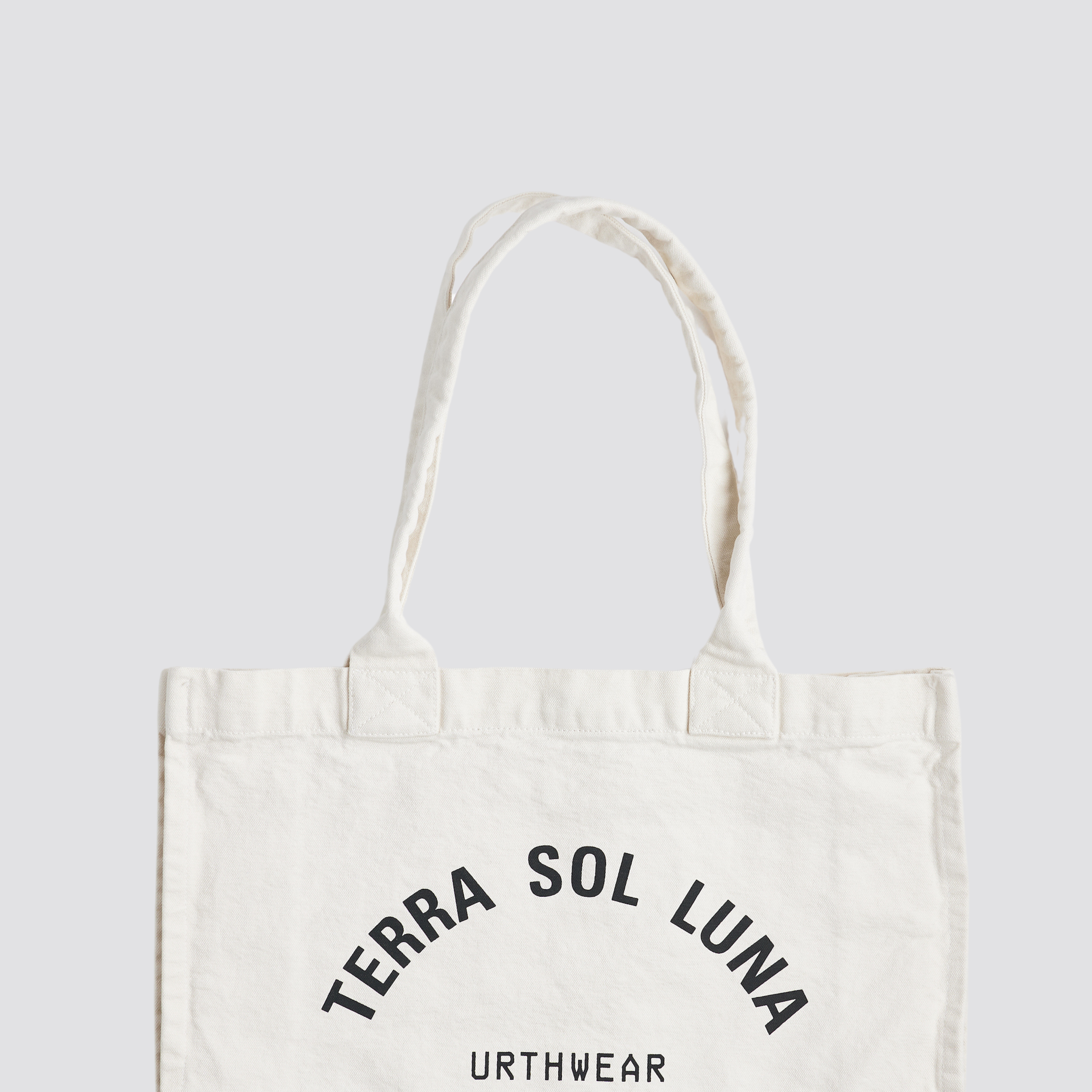 Terra Sol Luna Heavyweight Tote Bag, Oat White