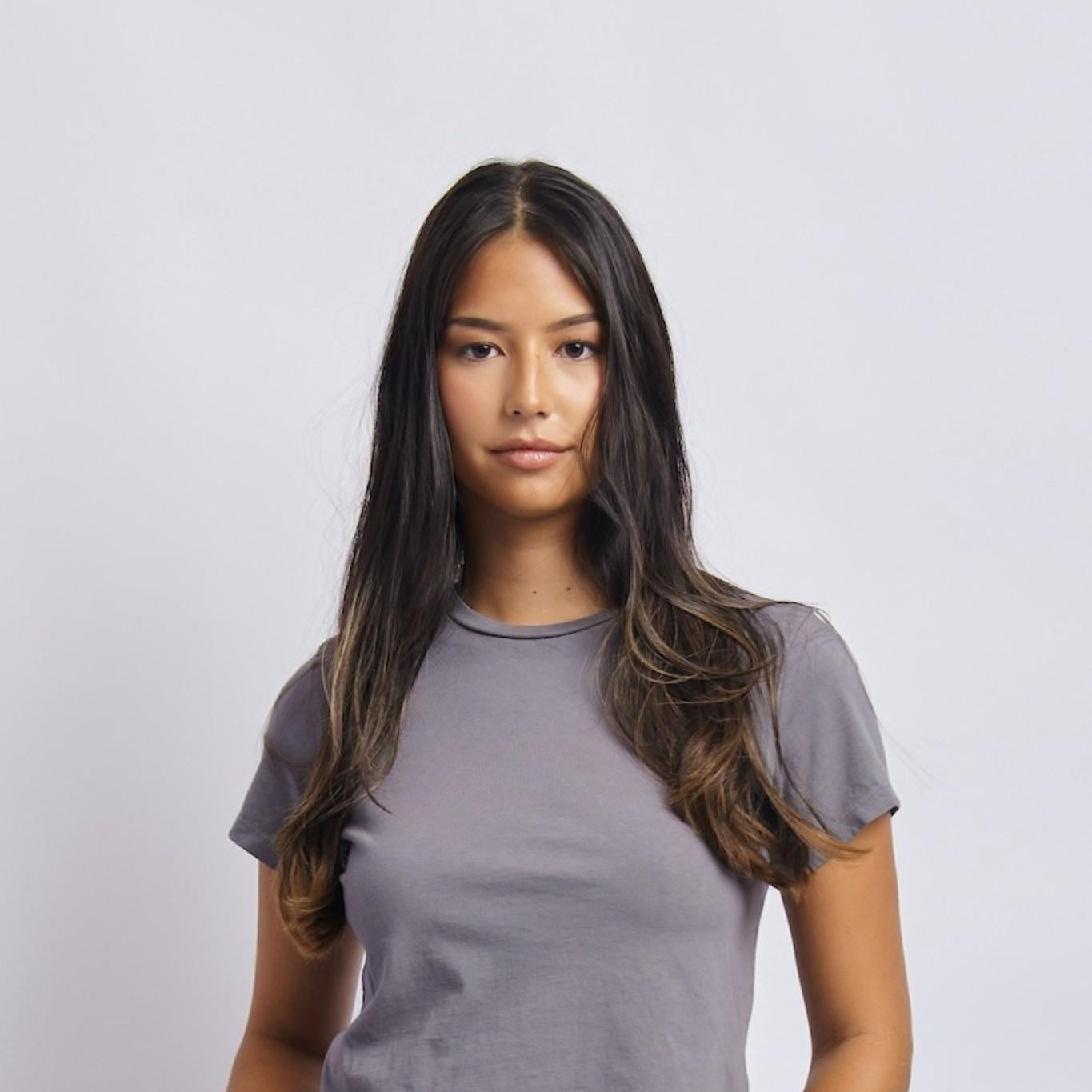 Midweight Crew Tee, Gravel Grey