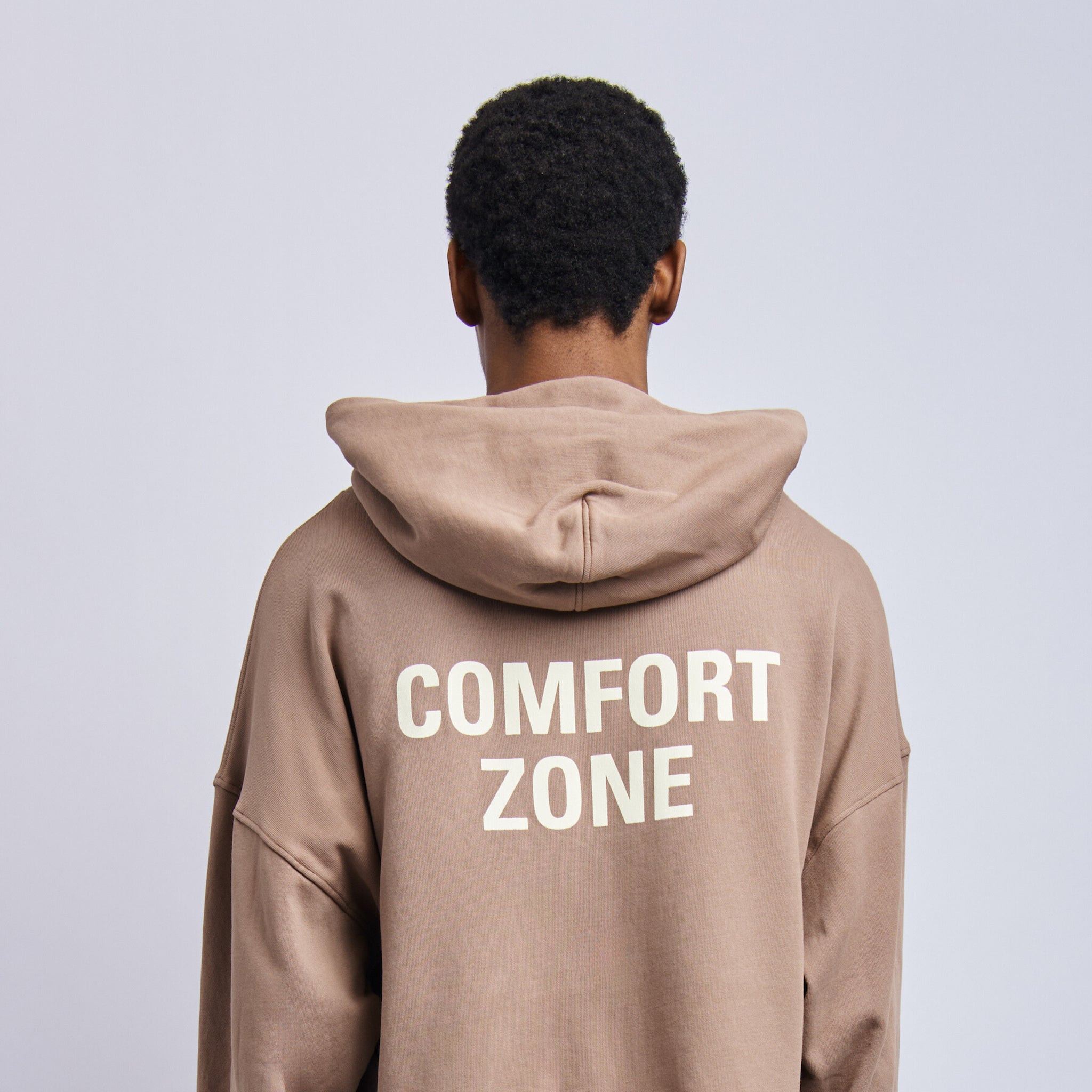 Men's Comfort Zone Cloudfleece Cropped Hoodie, Desert Clay