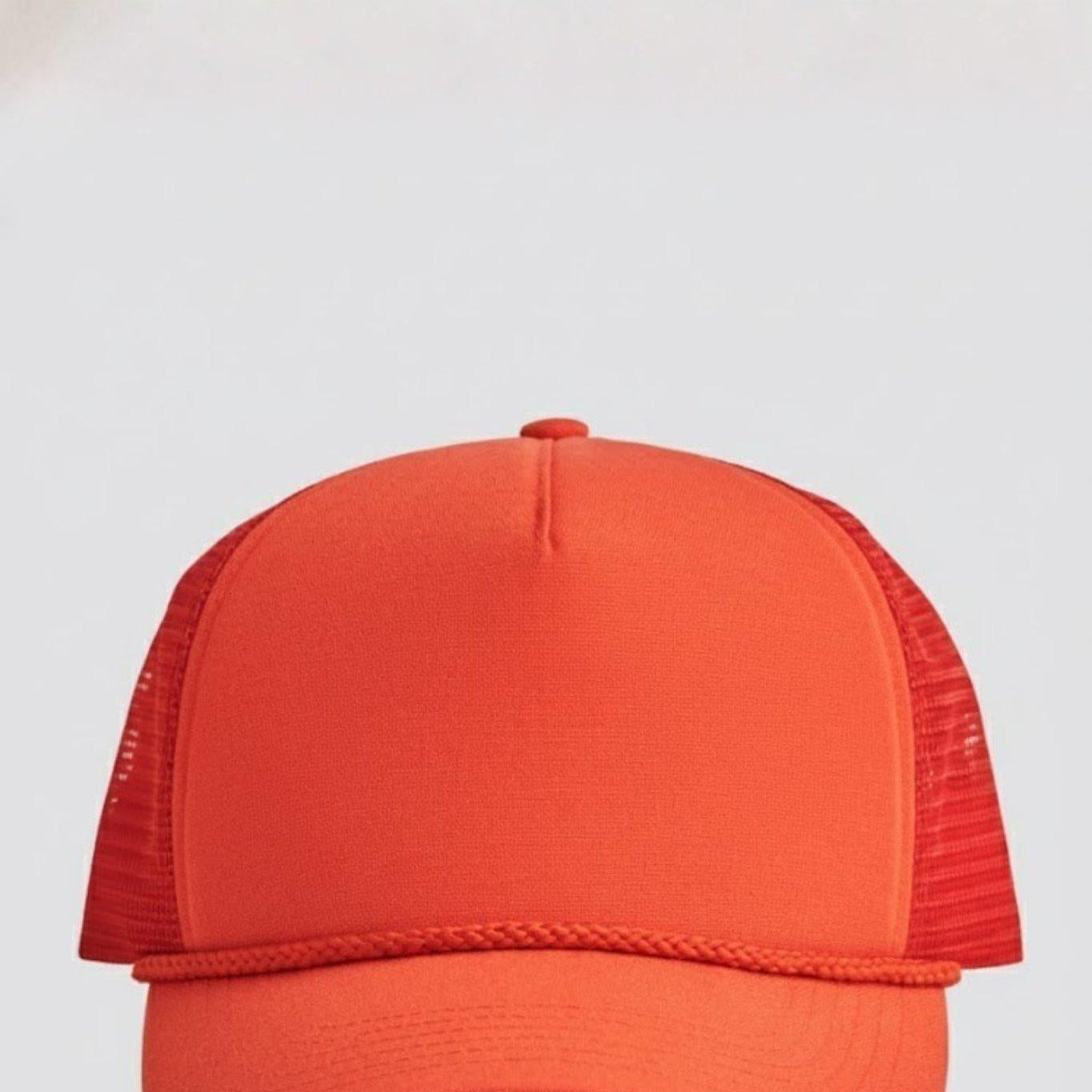 Roped Trucker Cap, Ferrari Red