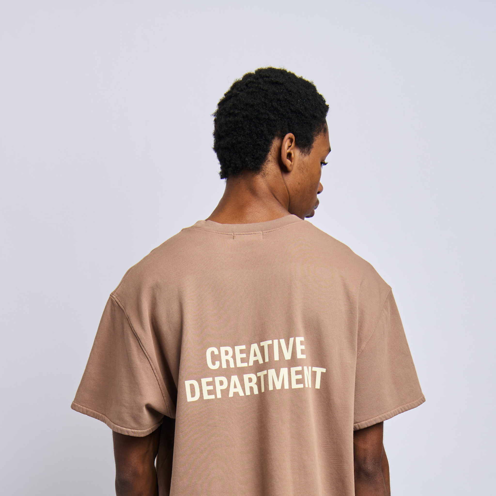 Creative Department Cloudfleece Oversized Tee, Desert Clay