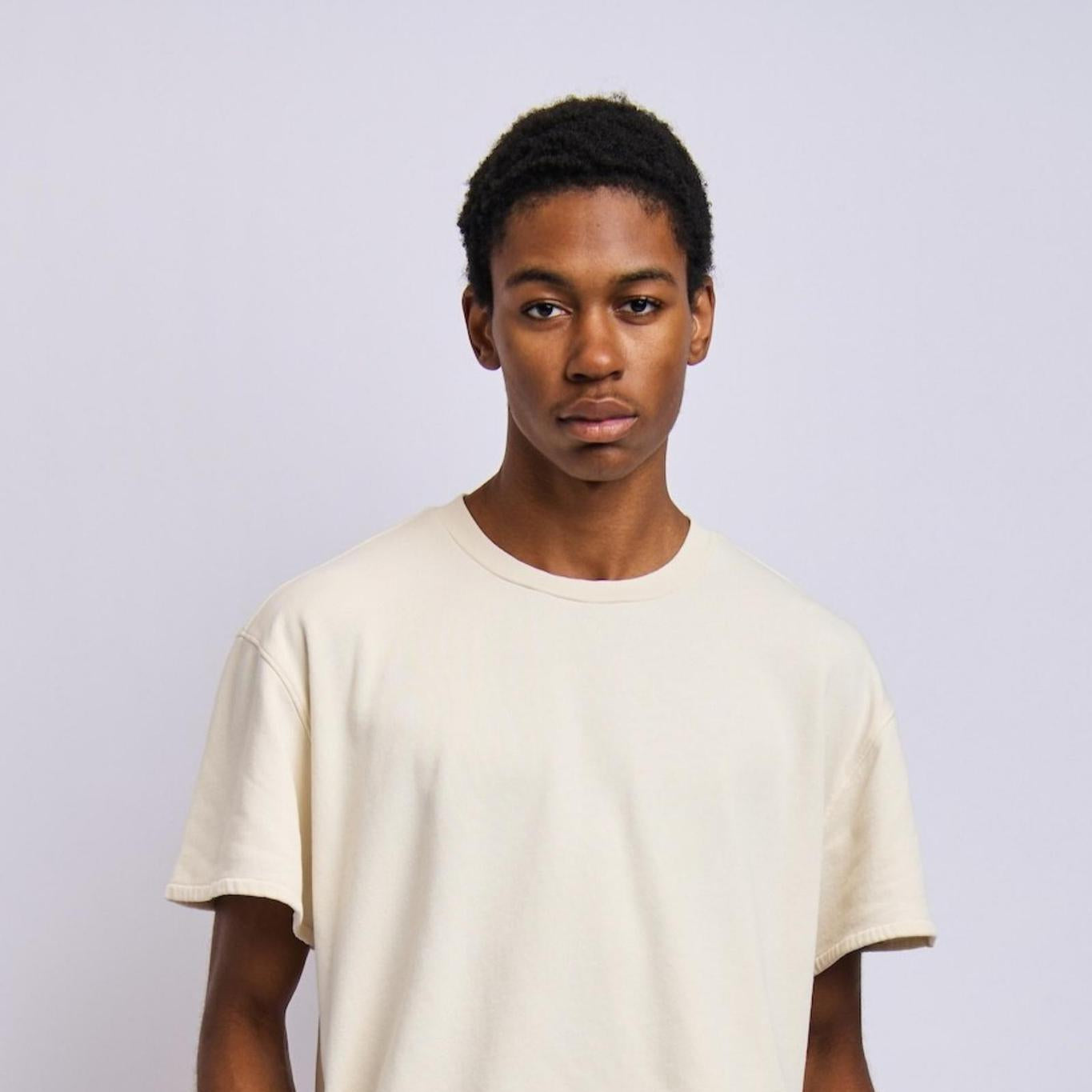 Cloudfleece Oversized Tee, Alabaster White