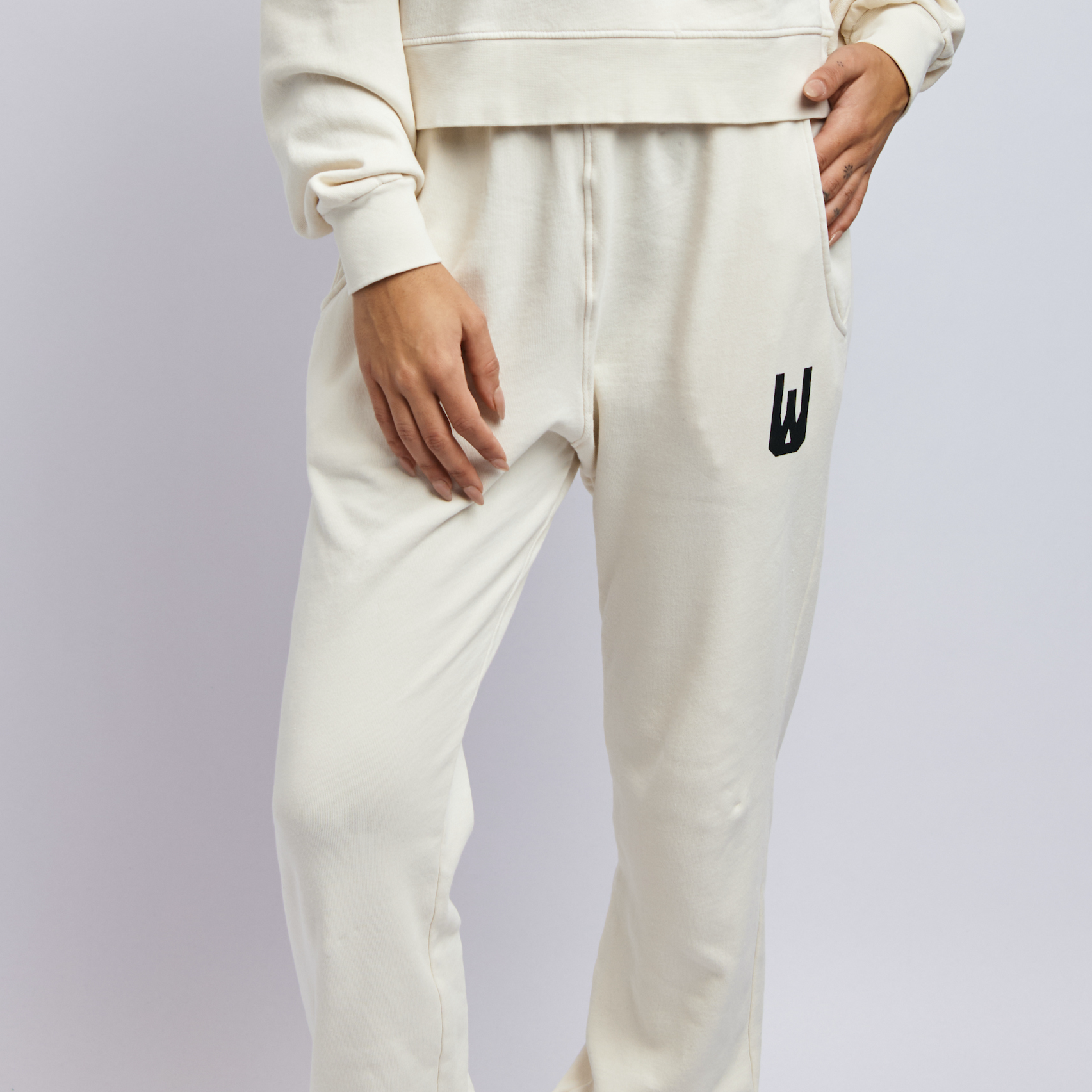 Women's Icon Cloudfleece Relaxed Sweatpants, Alabaster White