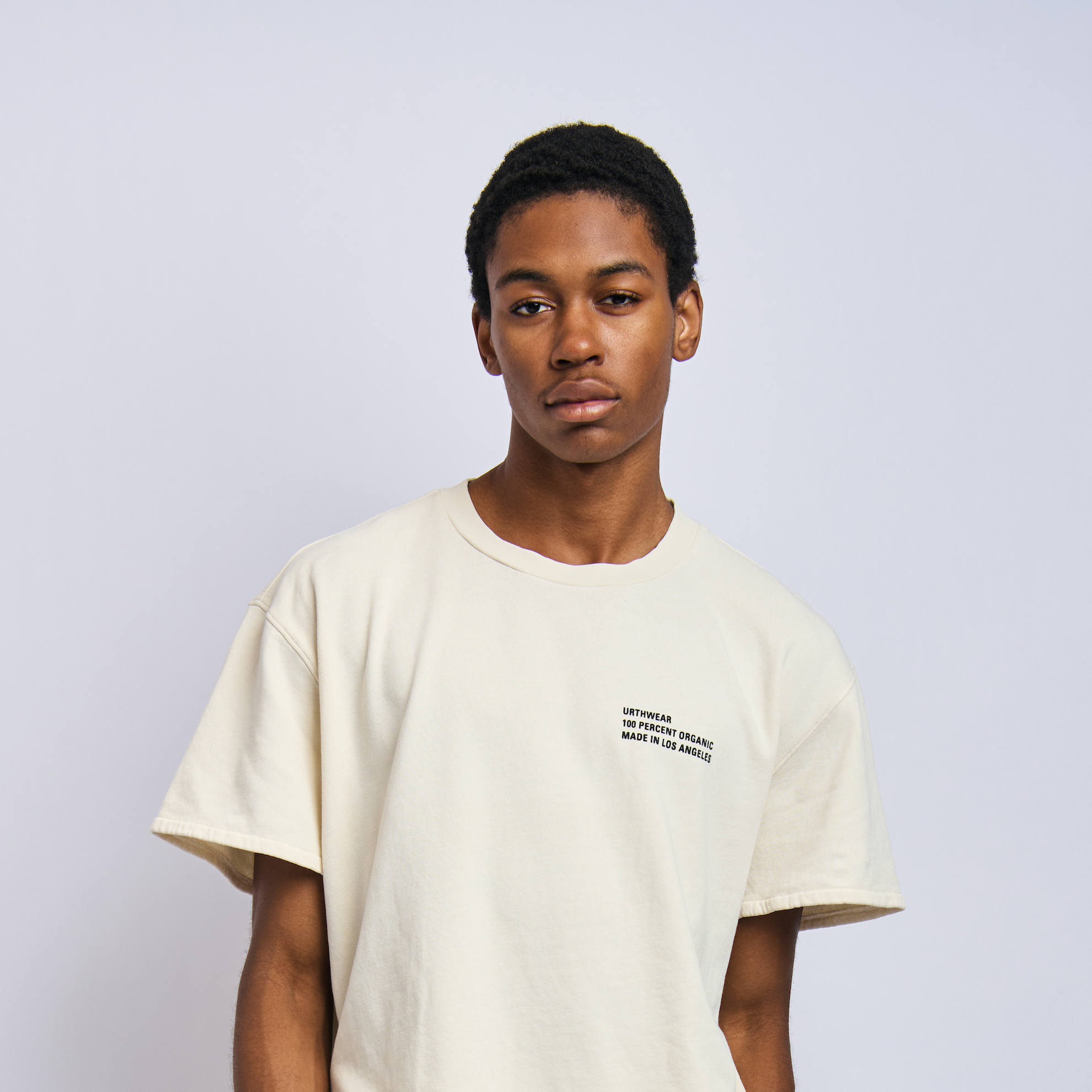Origins Cloudfleece Oversized Tee, Alabaster White