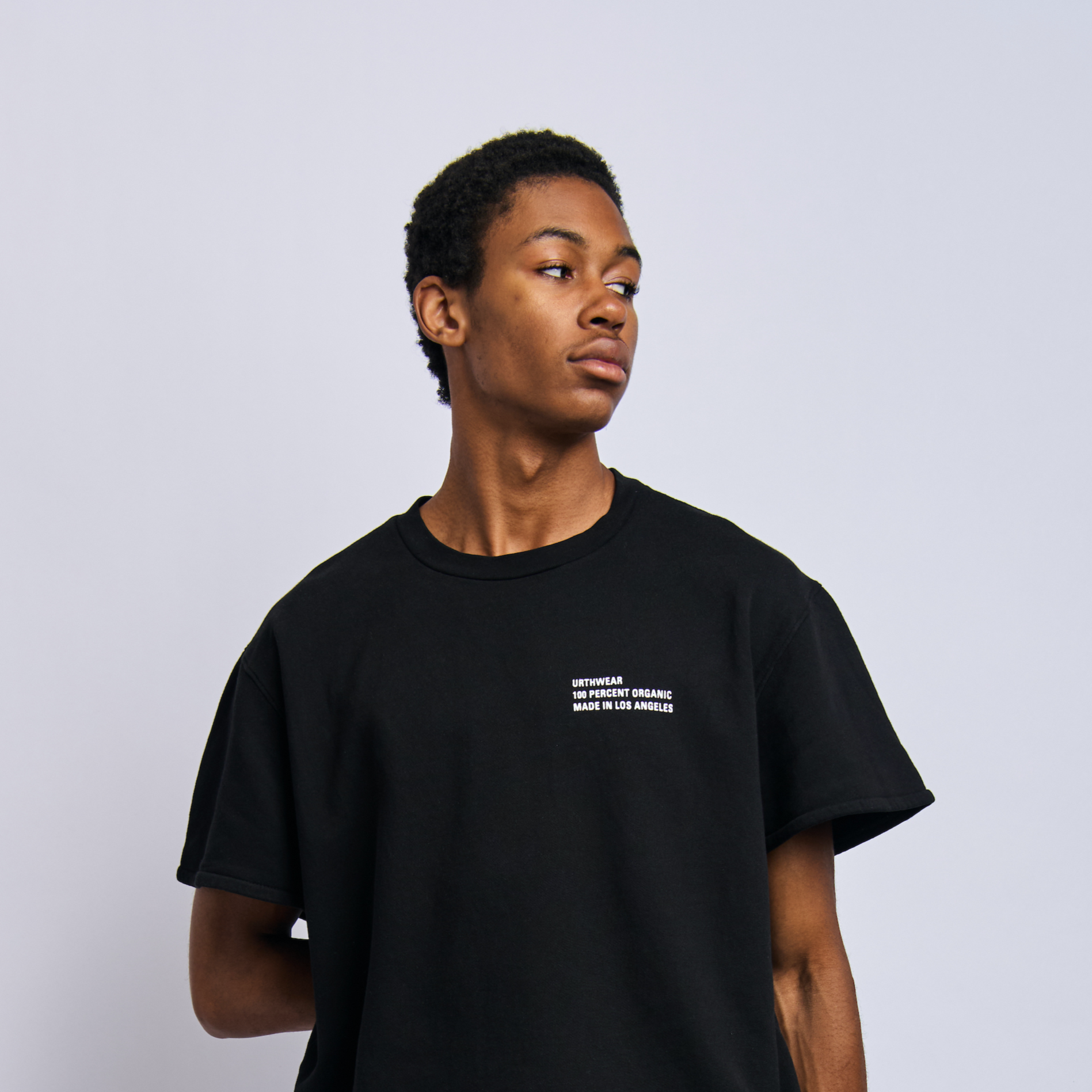 Origins Cloudfleece Oversized Tee, Super Black