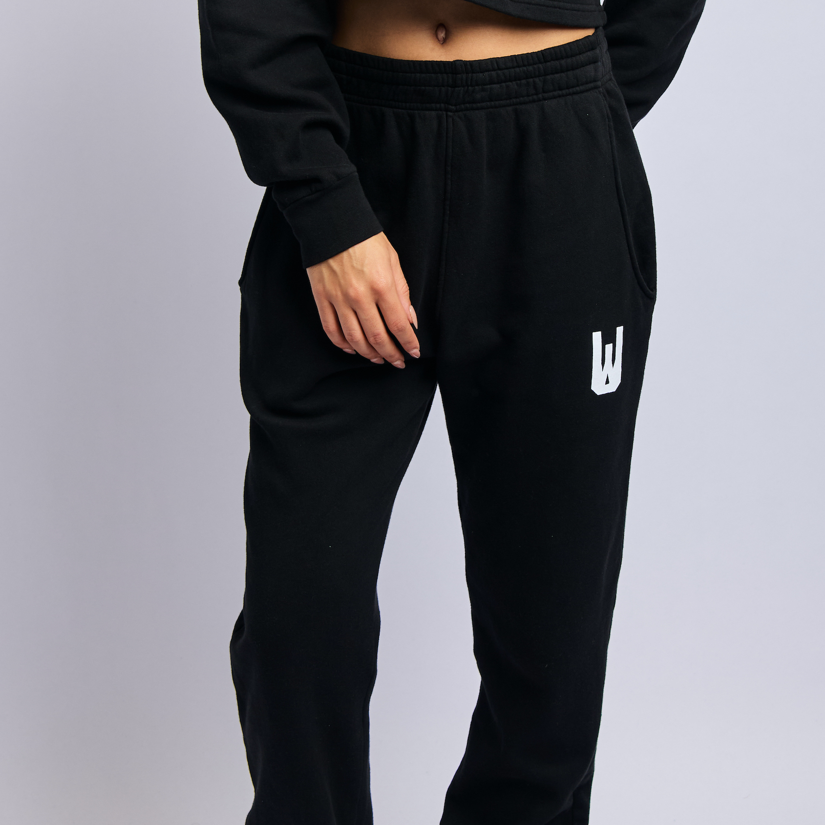 Women's Icon Cloudfleece Relaxed Sweatpants, Super Black