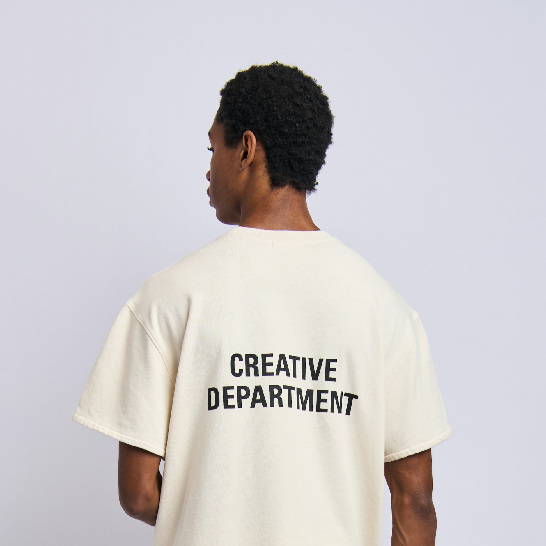 Creative Department Cloudfleece Oversized Tee, Alabaster White