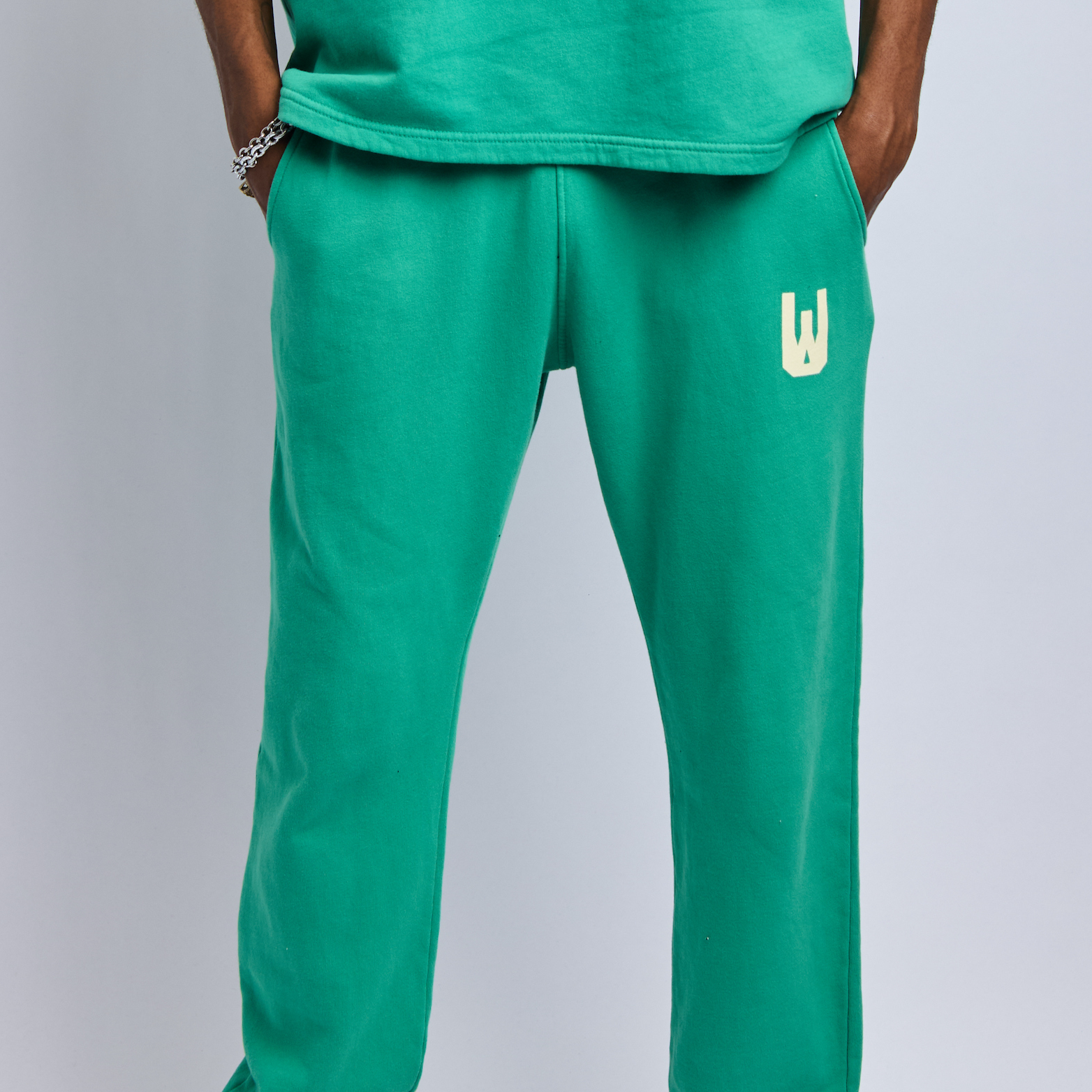 Men's Icon Cloudfleece Relaxed Sweatpants, Digital Green