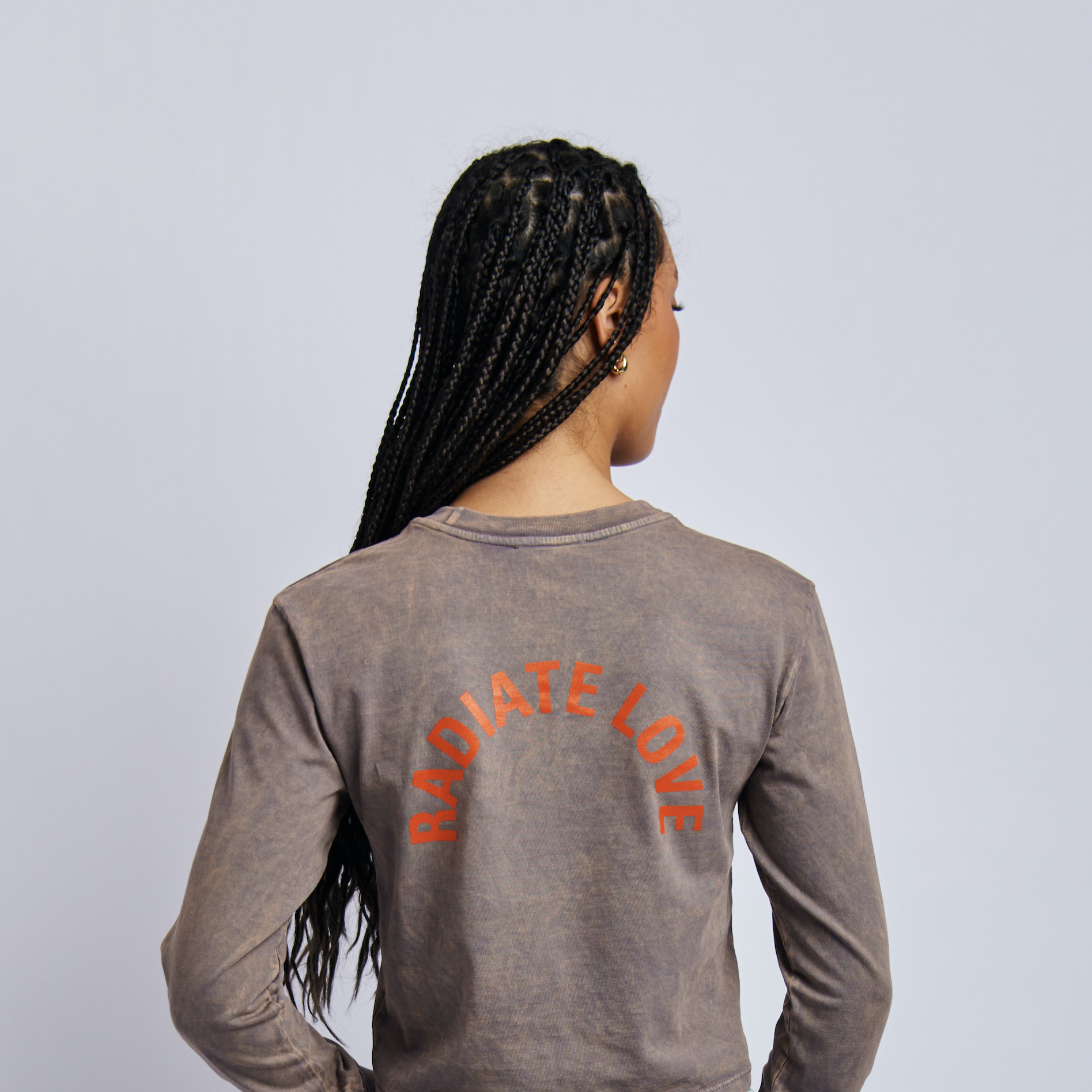 Radiate Love Midweight Standard Long Sleeve, Camo Grey