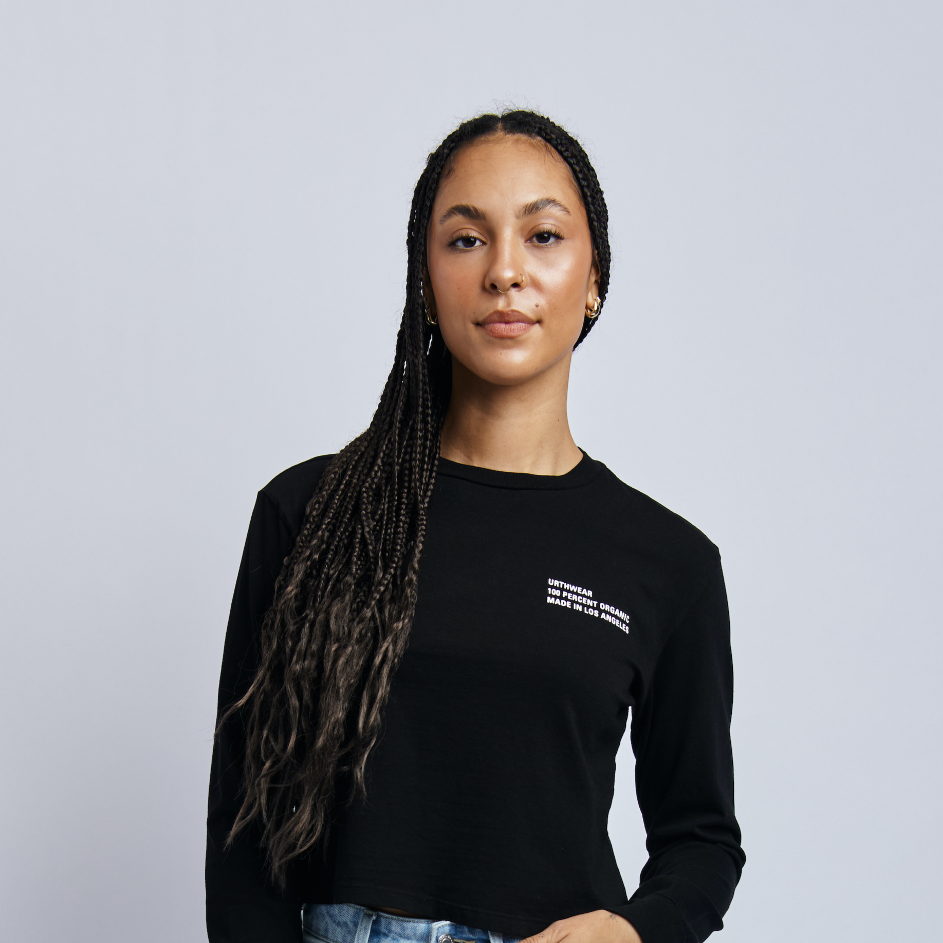 Origins Midweight Standard Long Sleeve, Super Black