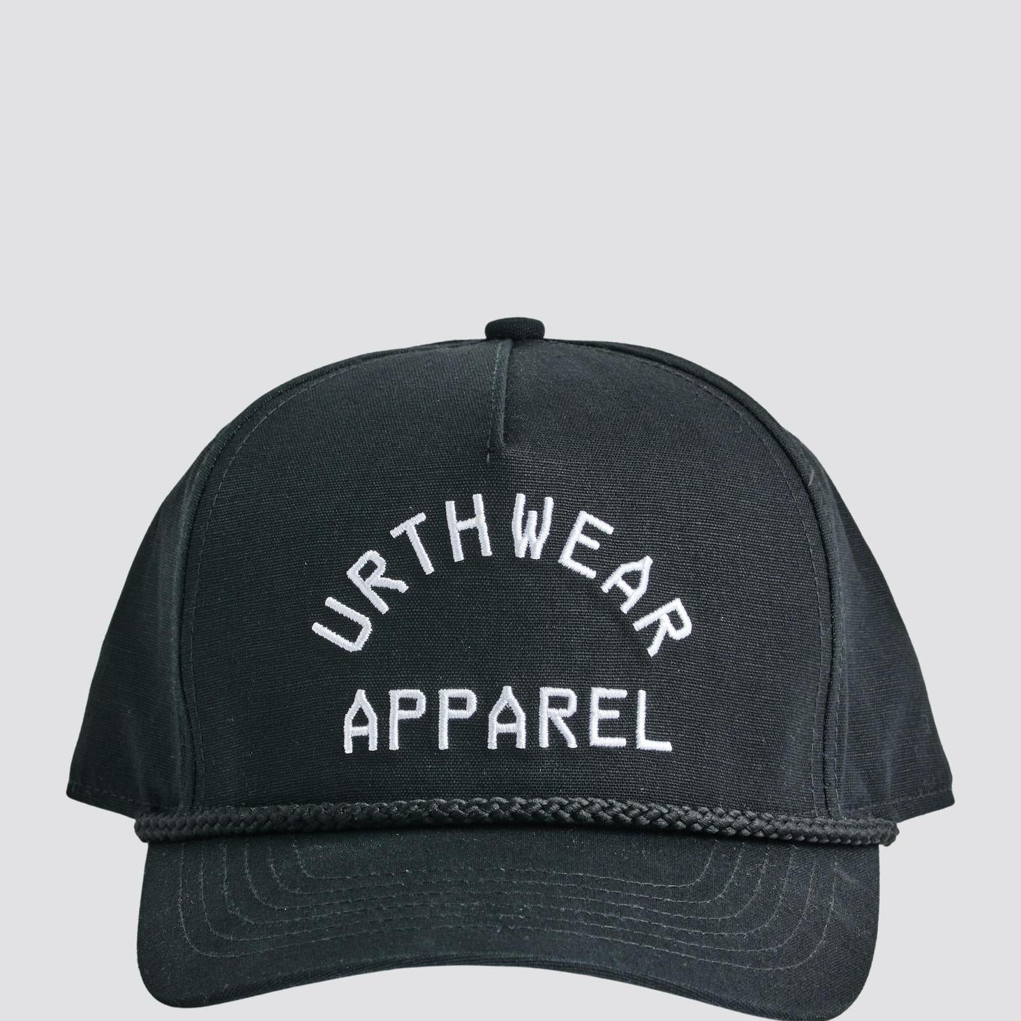 Roped Aviator Cap, Stealth Black