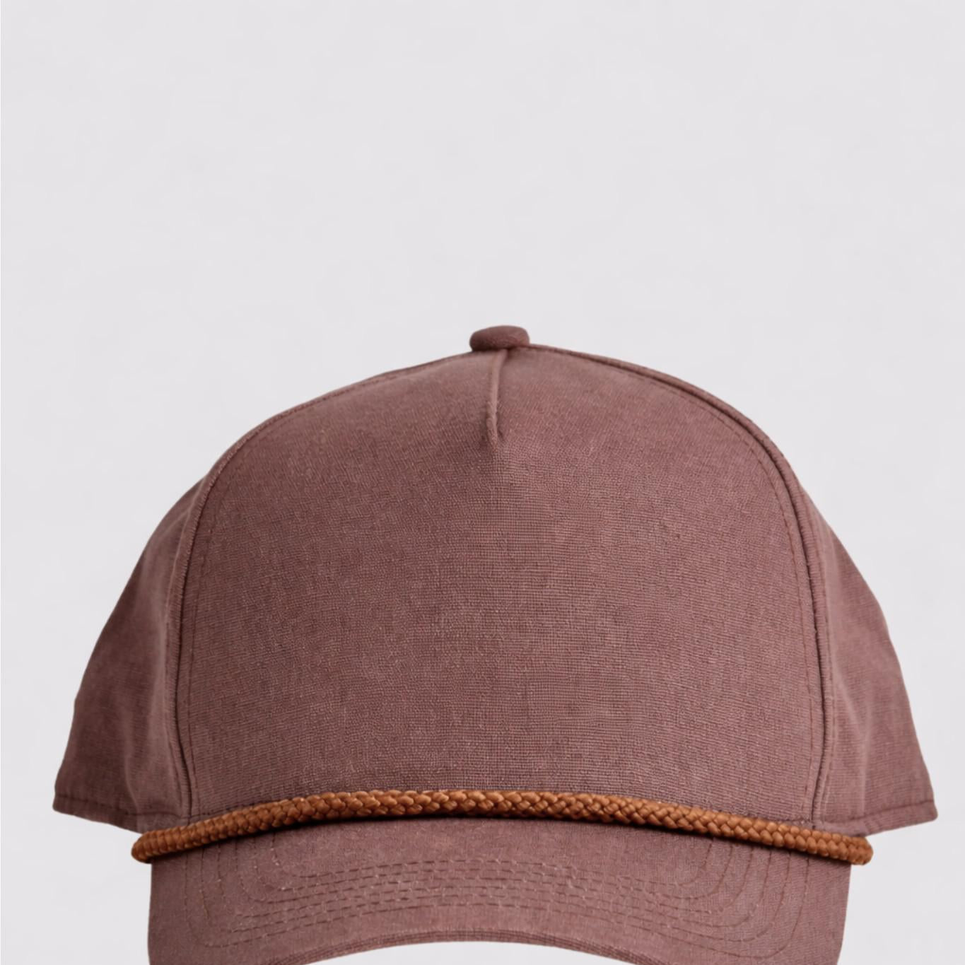 Roped Aviator Cap, Tobacco Brown