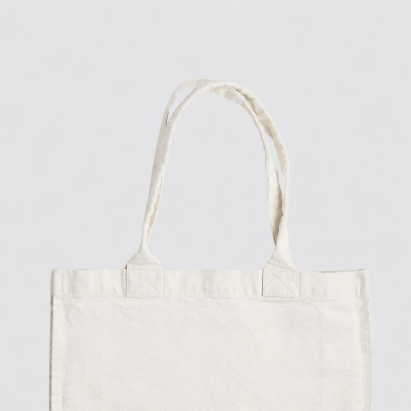 Heavyweight Tote Bag, Oat White