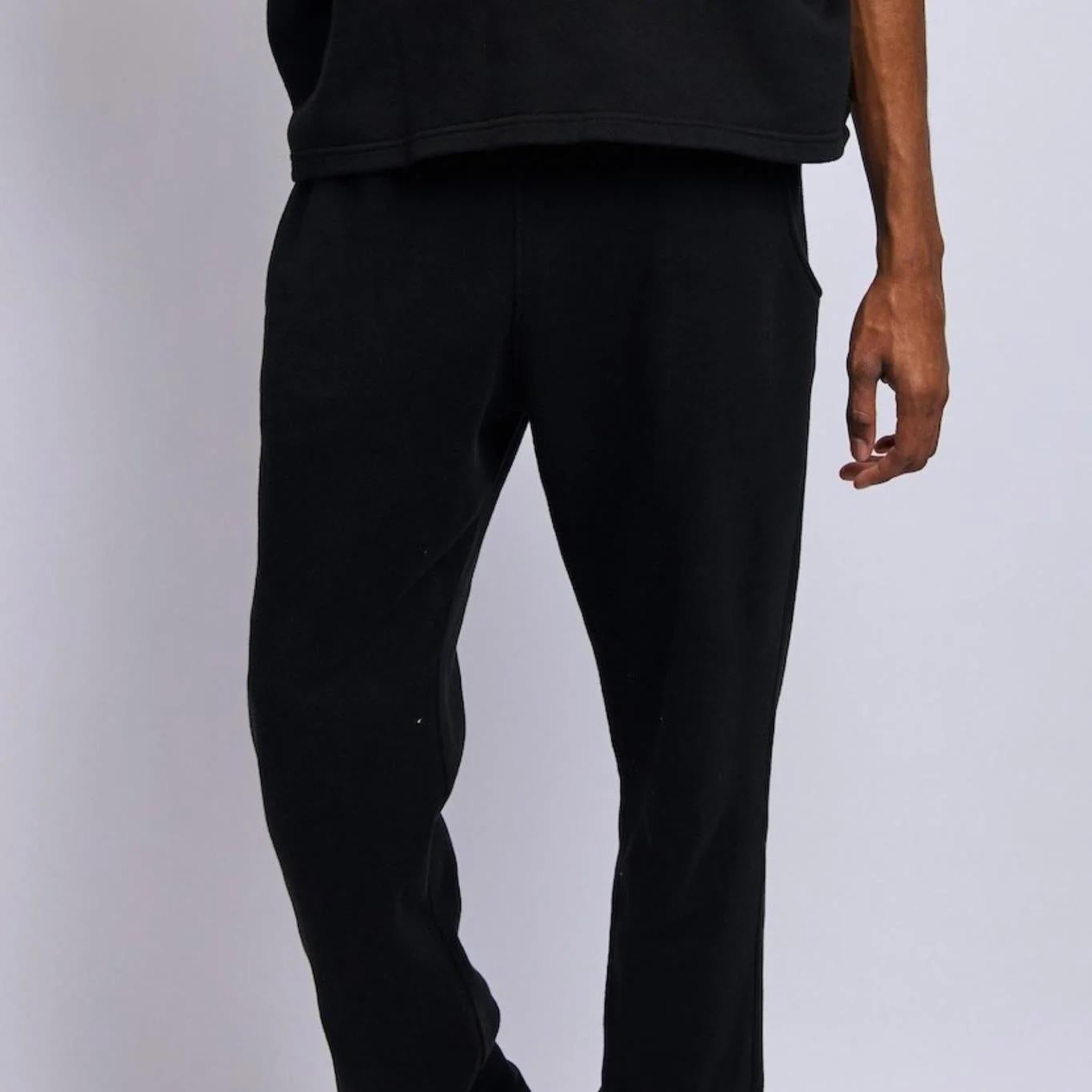 Men's Lightweight Relaxed Sweatpants, Super Black