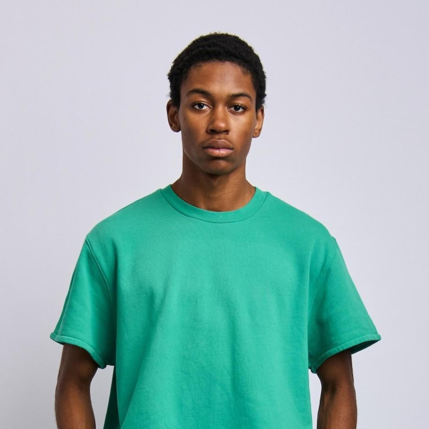 Cloudfleece Oversized Tee, Digital Green