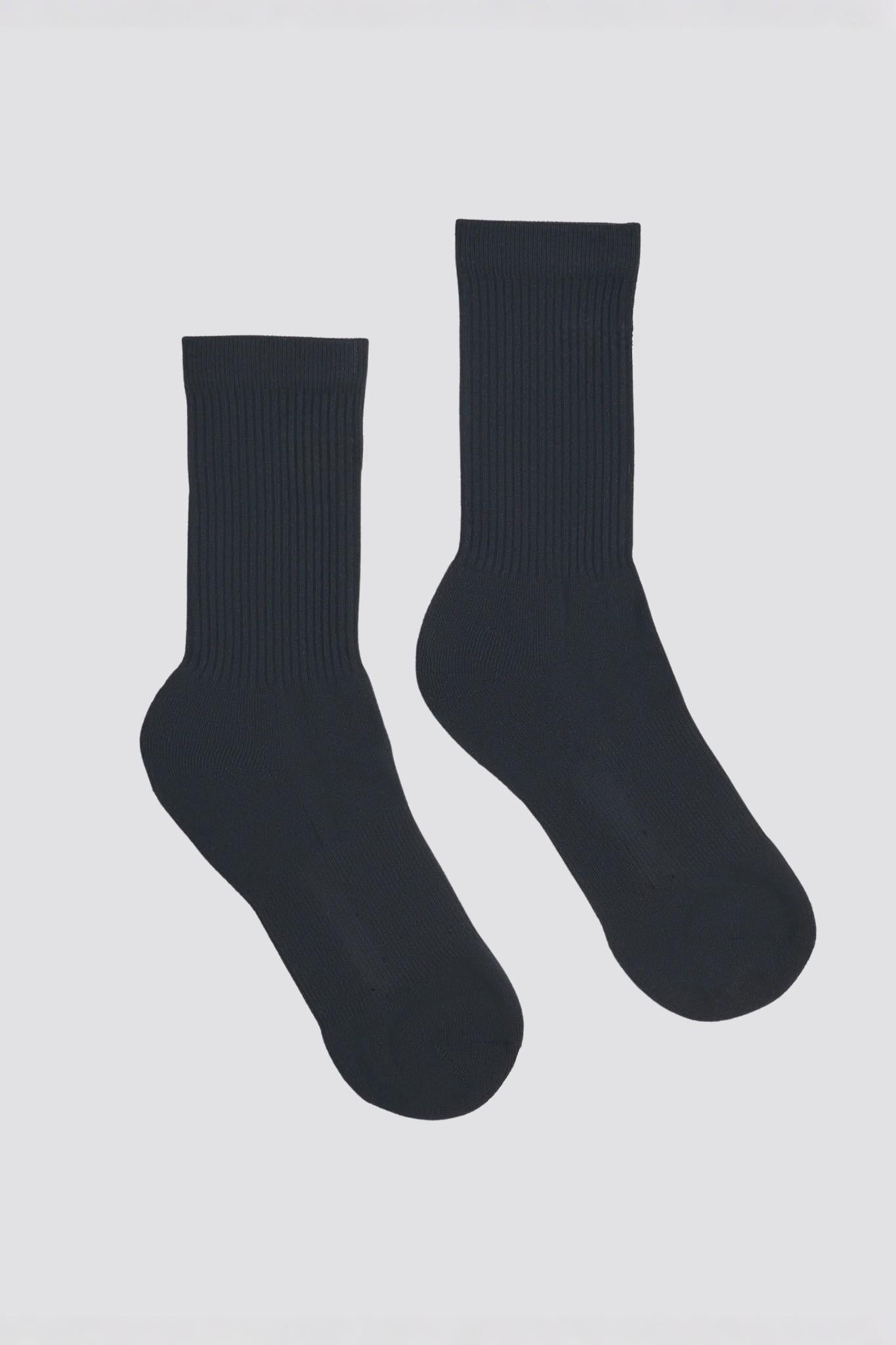 Softknit Crew Socks, Black