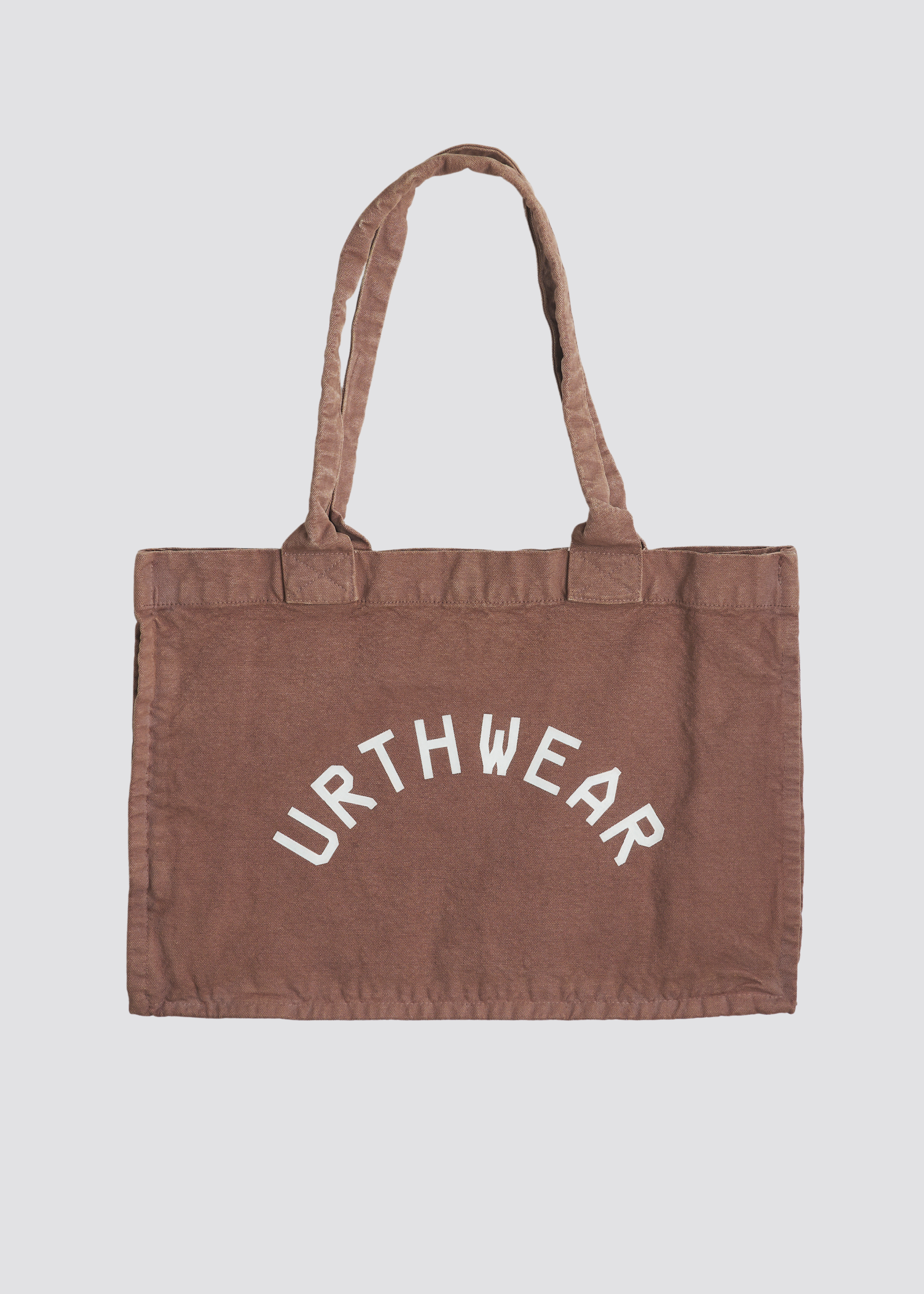 Arch Logo Heavyweight Tote Bag, Vintage Brown