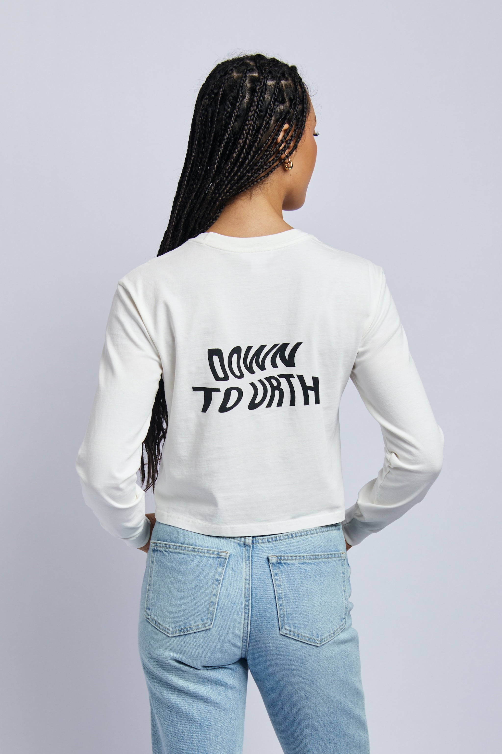 Down To Urth Midweight Standard Long Sleeve, Lunar White