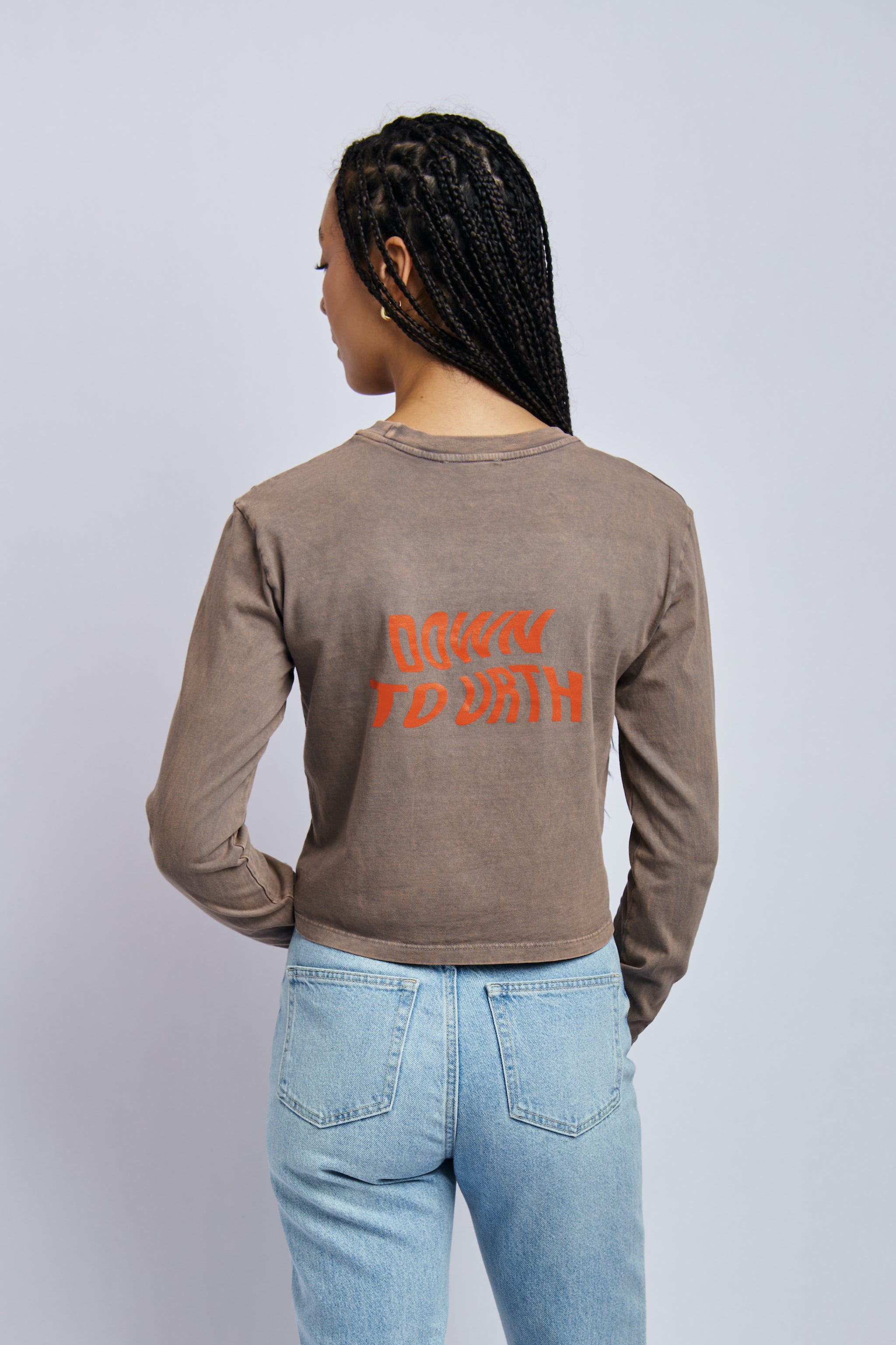 Down To Urth Midweight Standard Long Sleeve, Camo Grey