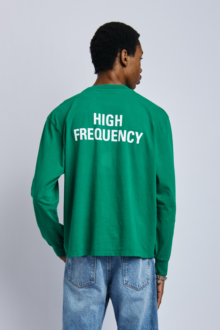 High Frequency Midweight Relaxed Long Sleeve, Rolex Green