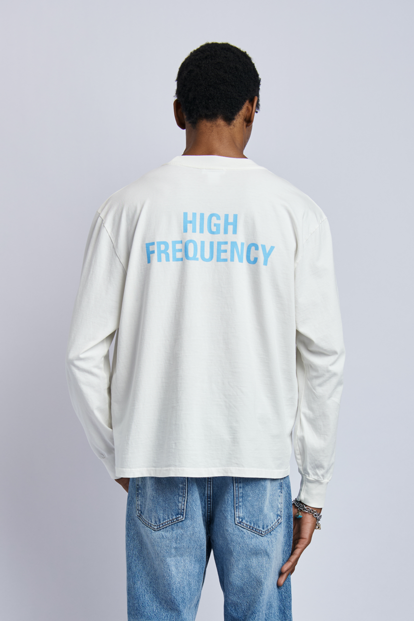 Organic High Frequency Long Sleeve, Lunar White