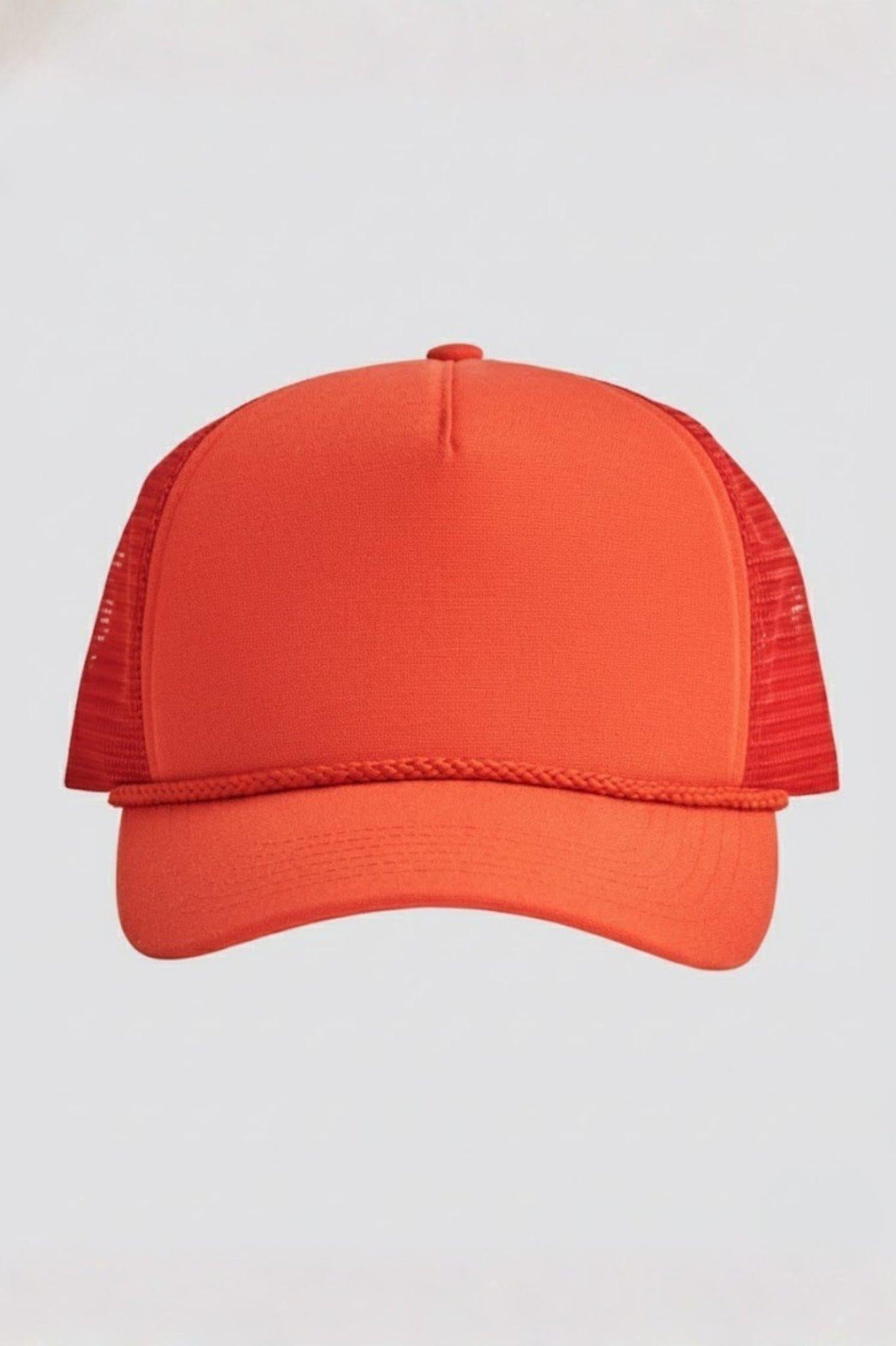 Roped Trucker Cap, Ferrari Red