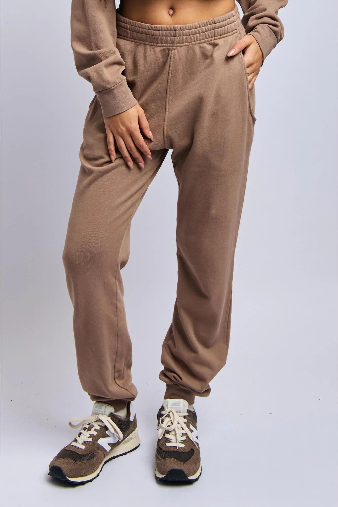Women's Lightweight Relaxed Sweatpants, Desert Clay