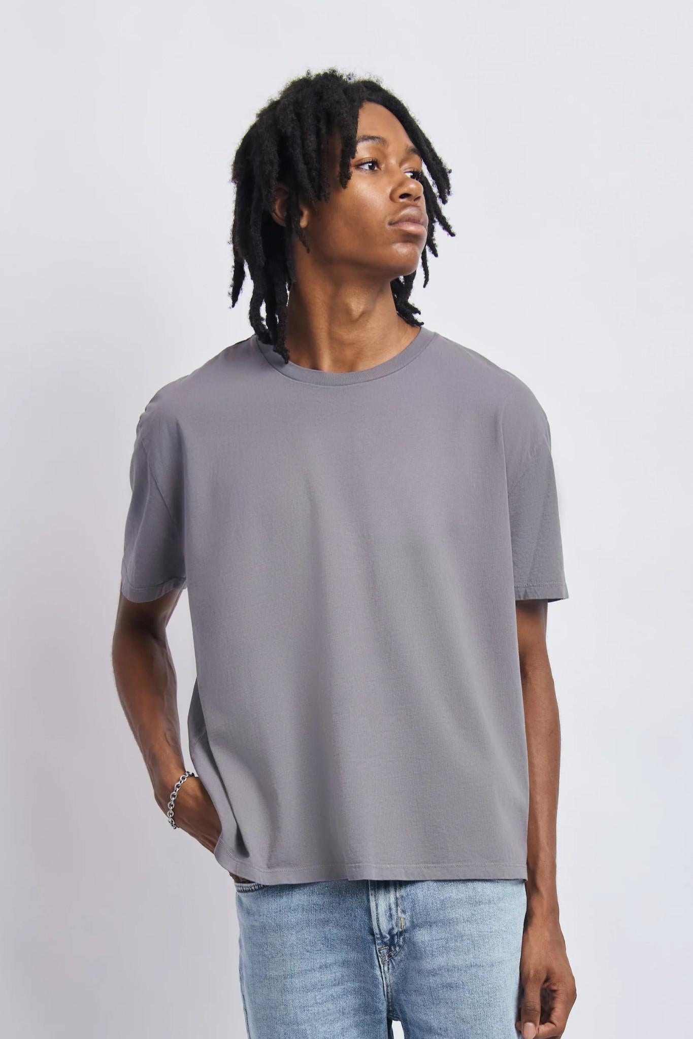 Midweight Relaxed Tee, Gravel Grey