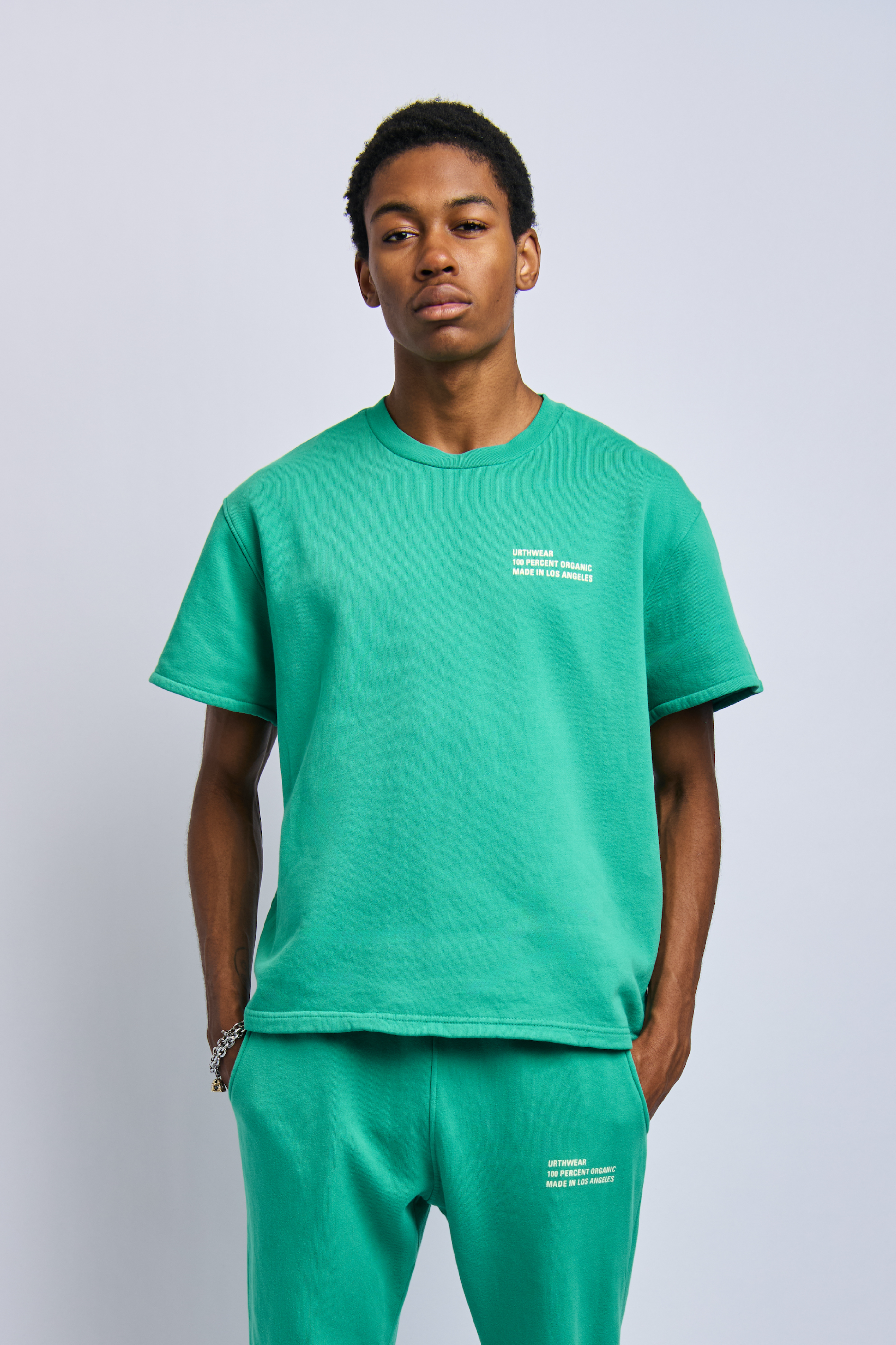 Origins Cloudfleece Oversized Tee, Digital Green