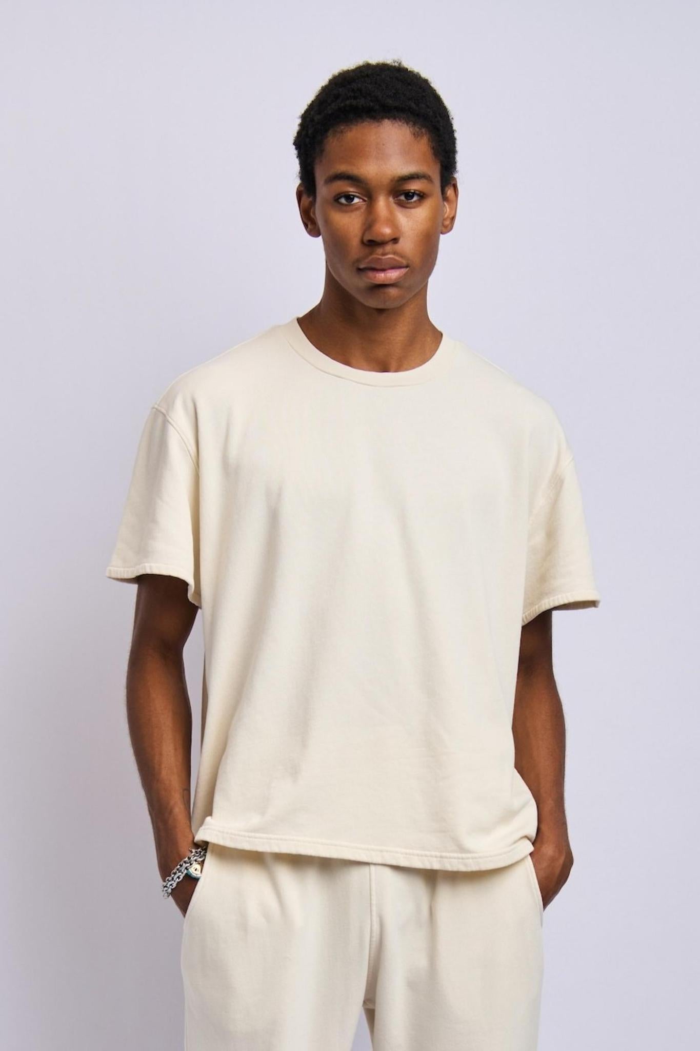 Cloudfleece Oversized Tee, Alabaster White
