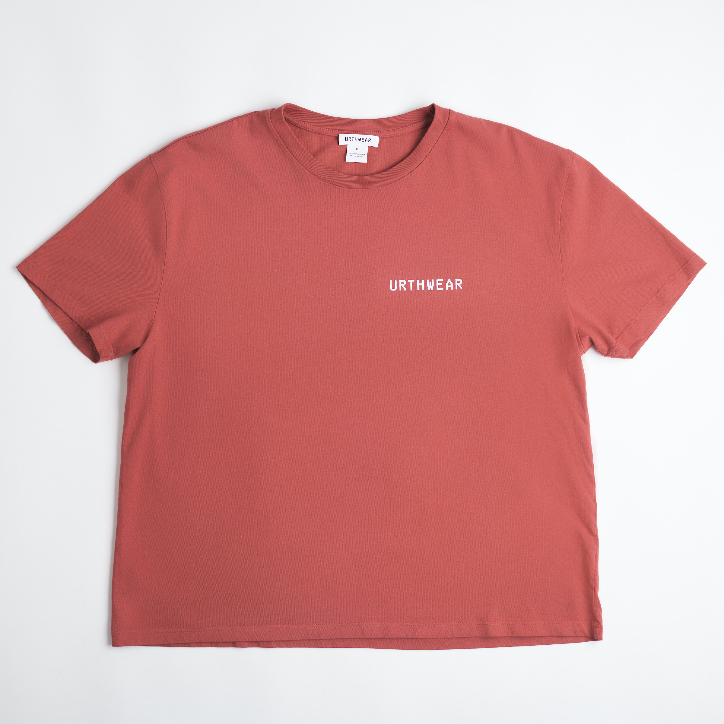 Men's Red Relaxed Fit T-Shirt - GOTS Organic Cotton Men's Red Relaxed Fit T-Shirt - GOTS Organic Cotton
