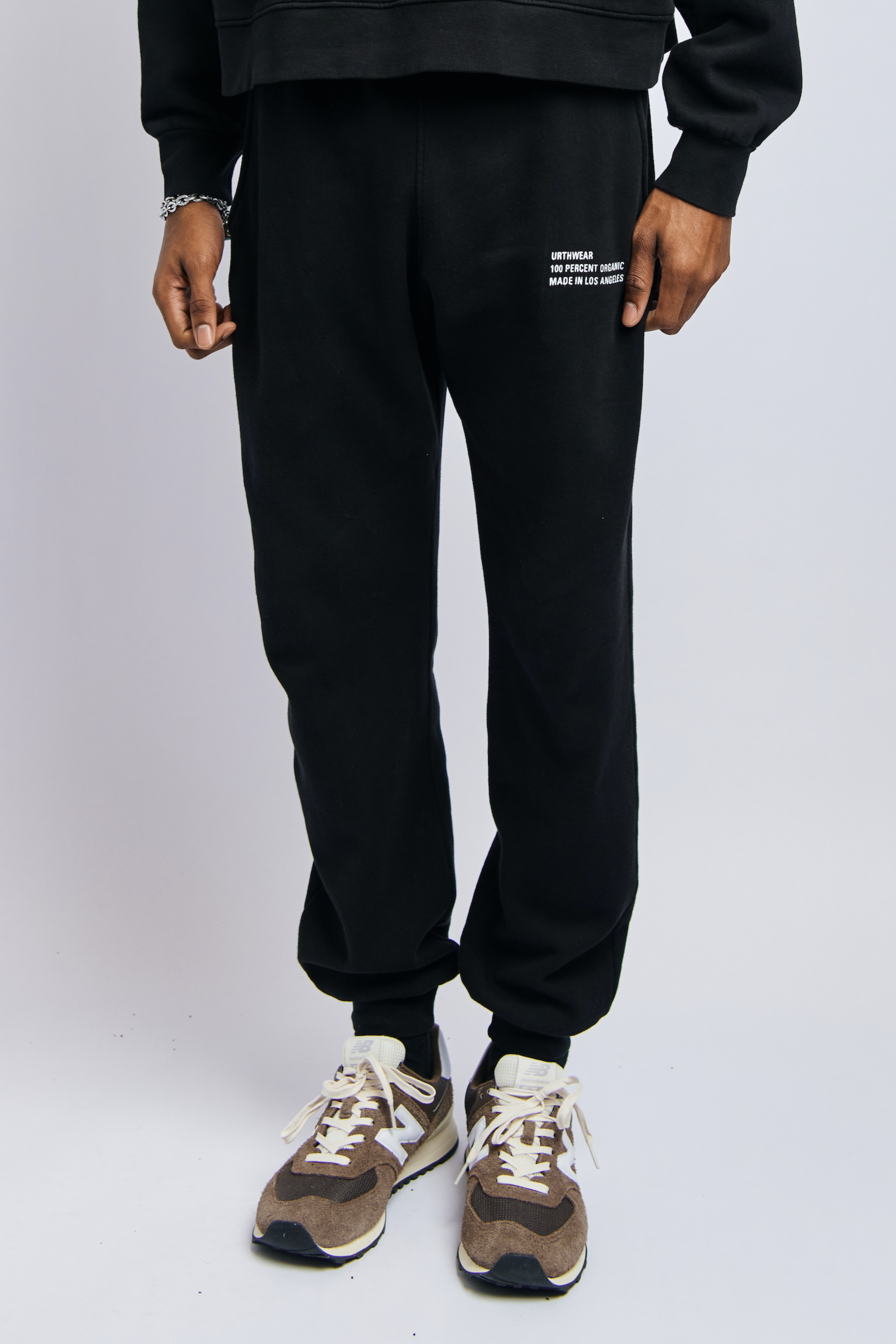 Men's Organic Origins Print Sweatpants, Super Black