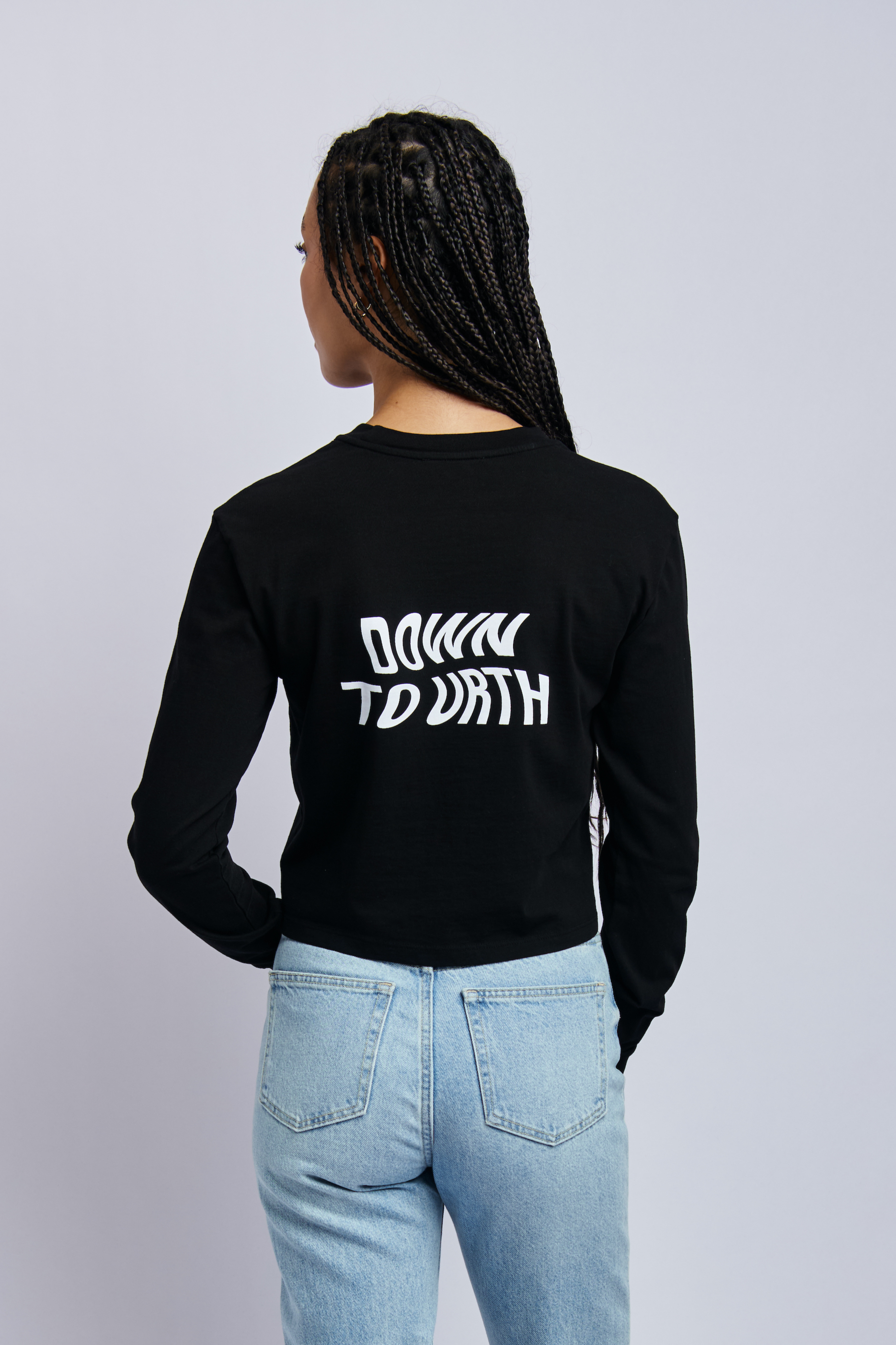 Down To Urth Midweight Standard Long Sleeve, Super Black