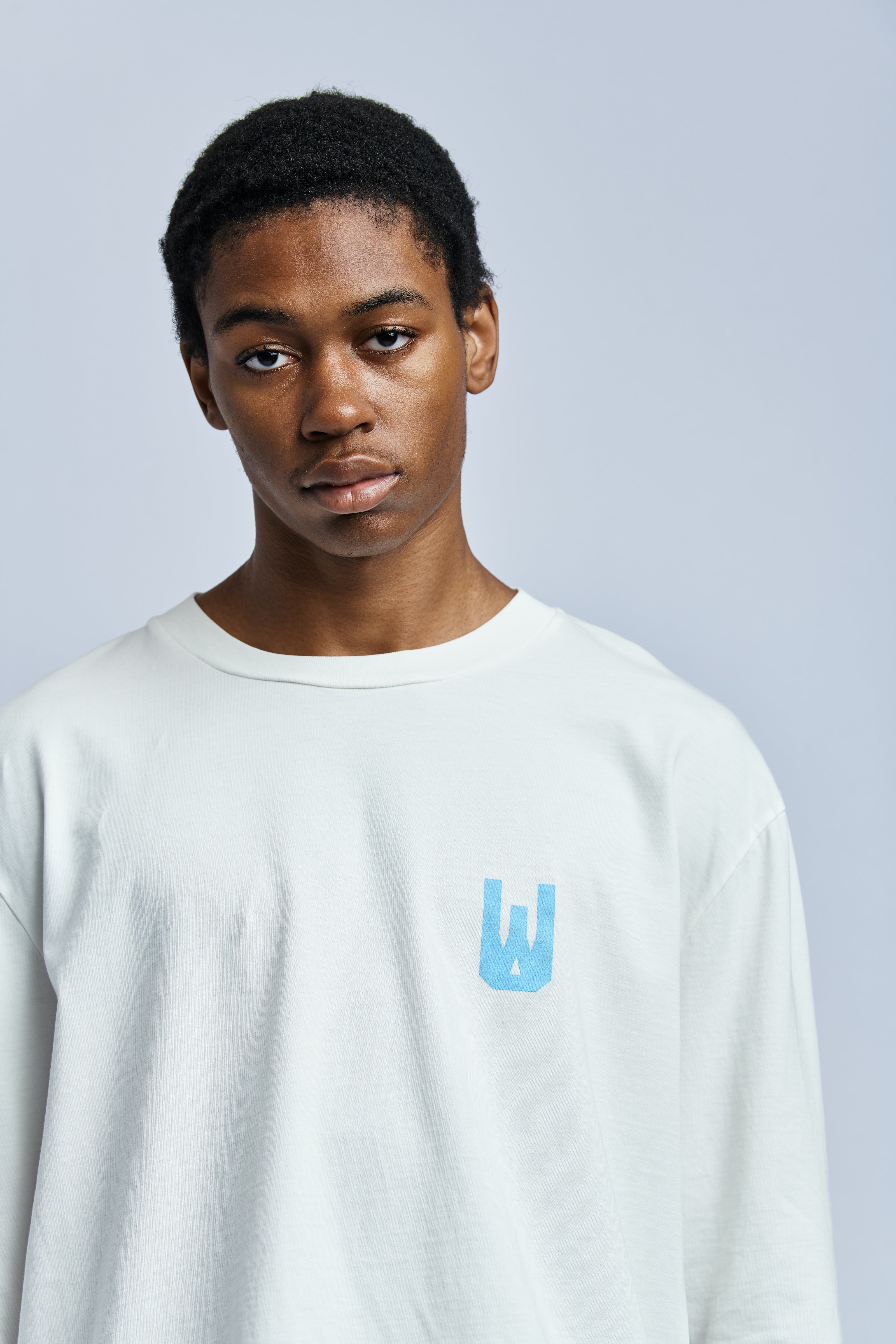 Men's Long Sleeve - White, Relaxed Fit, GOTS Certified