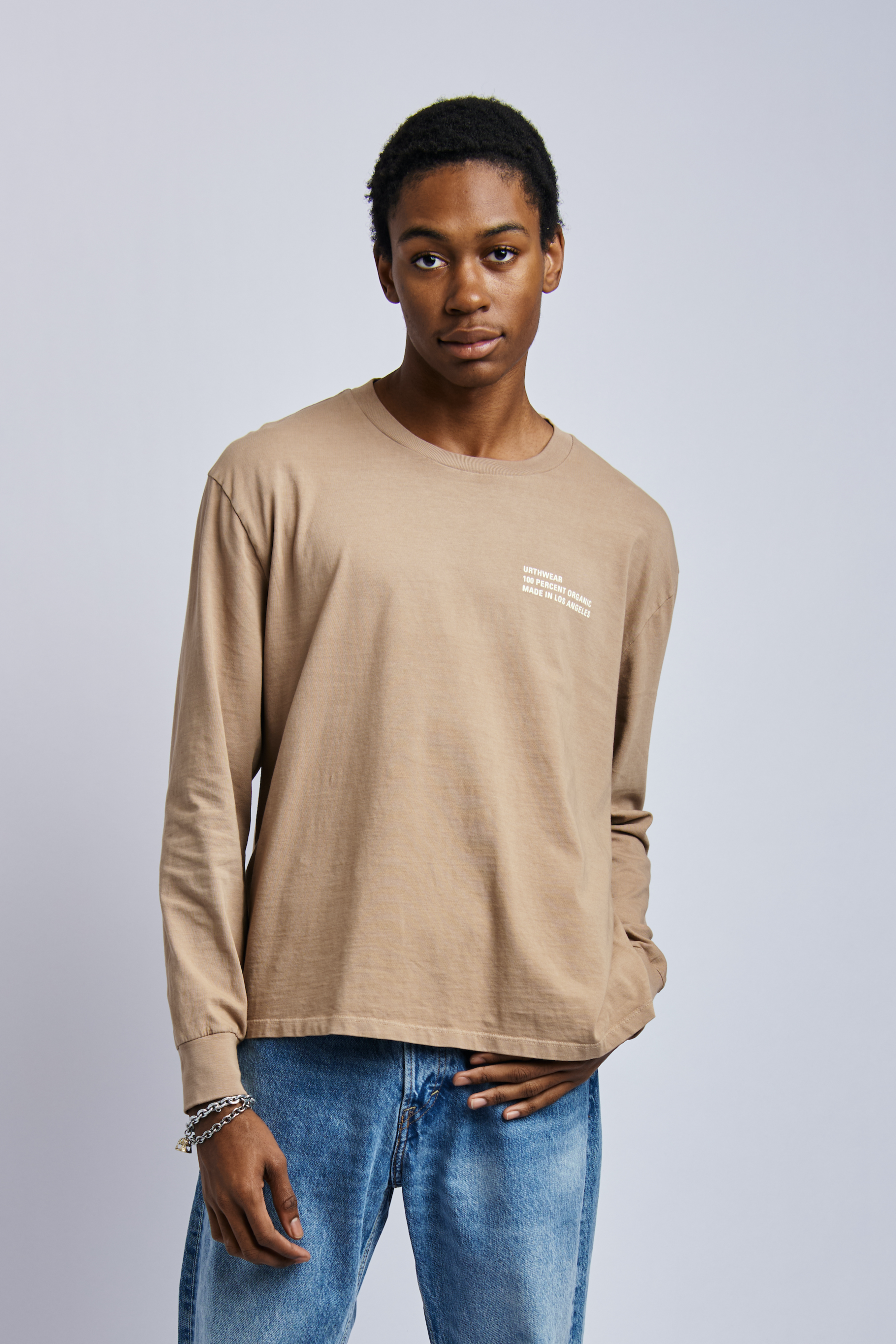 Men's Organic Origins Long Sleeve, Desert Clay