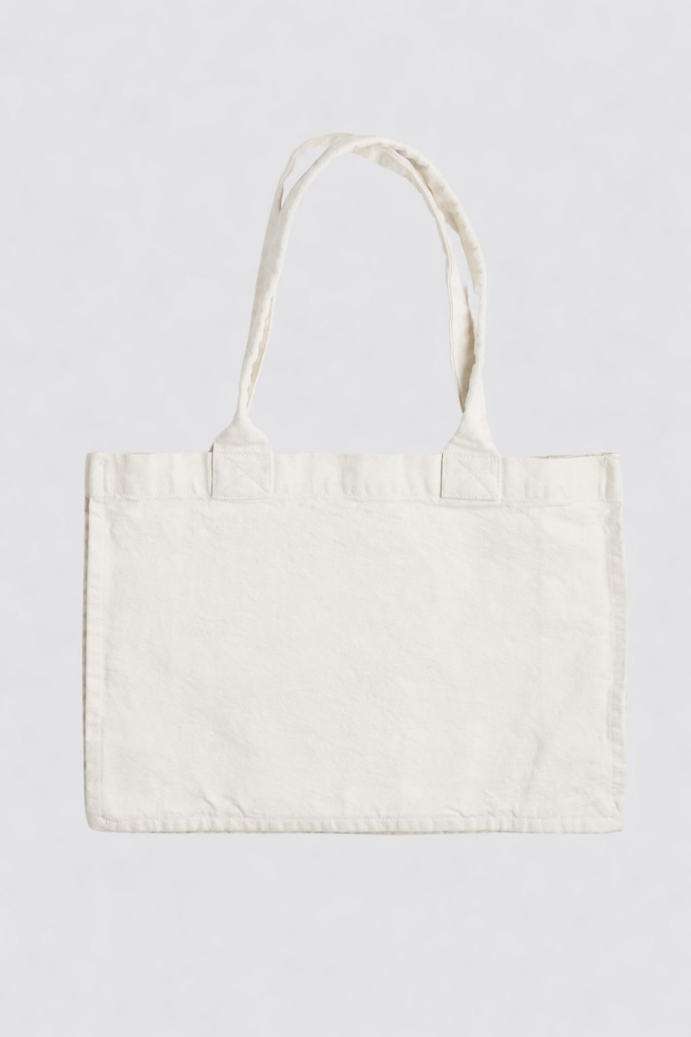 Heavyweight Tote Bag, Oat White