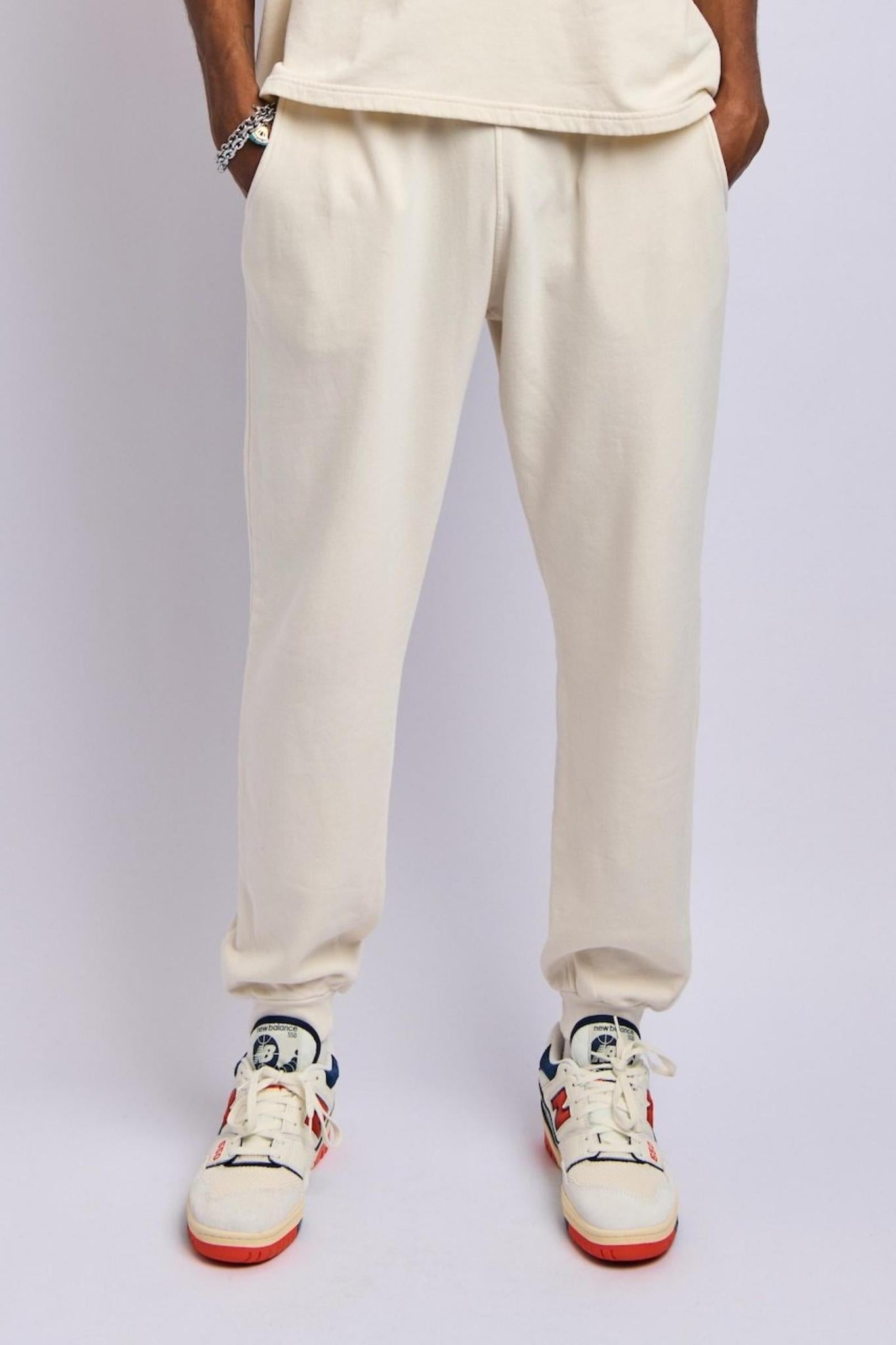 Men's Cloudfleece Relaxed Sweatpants, Alabaster White