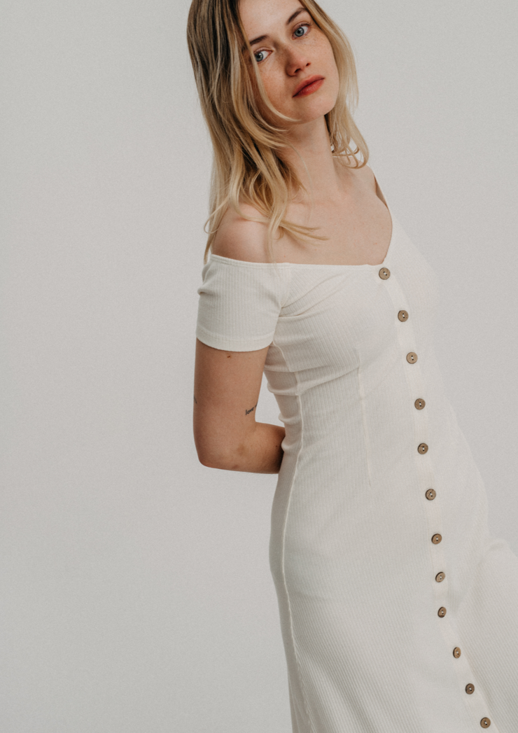 Dress 03/08 , White by Nago - Carbon Neutral