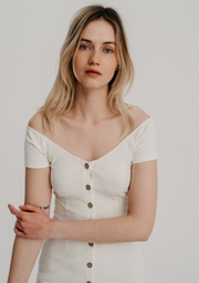 Dress 03/08 , White by Nago - Sustainable 