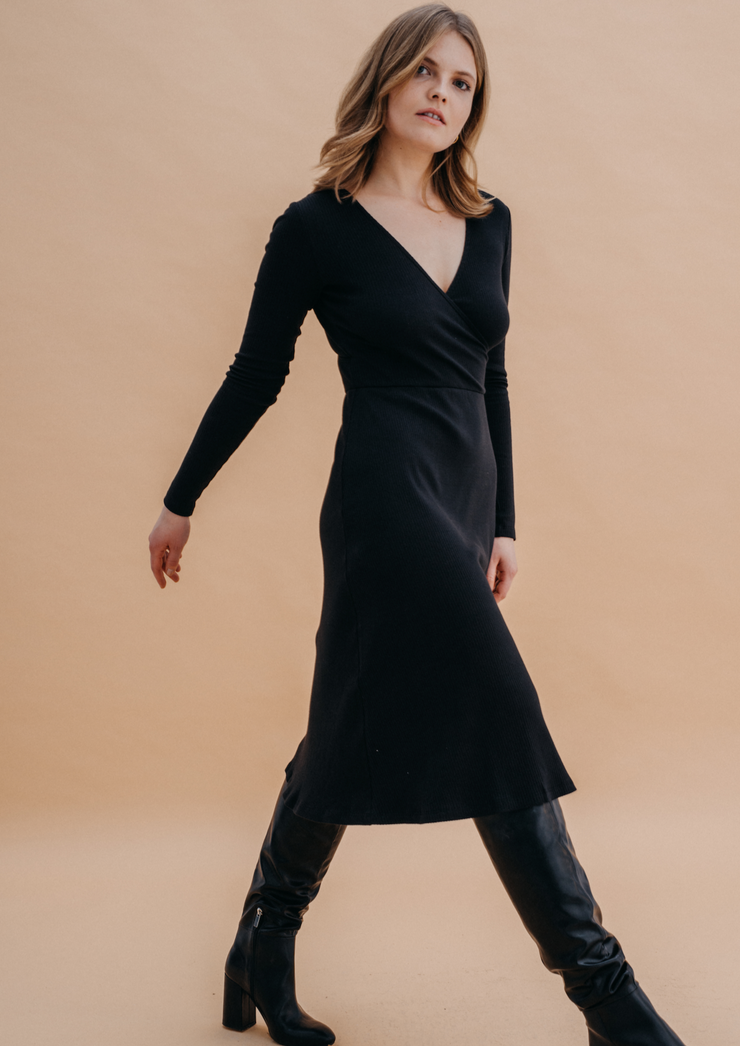 Dress 07/09, Midnight Black by Nago - Sustainable