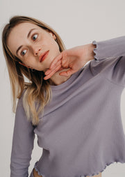 Long Sleeve 09/05, Lilac Grey by Nago - Ethical