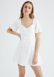 Gretel Dress, White by Jillian Boustred - Ethical