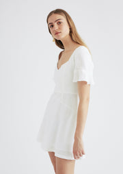 Gretel Dress, White by Jillian Boustred - Eco Friendly 